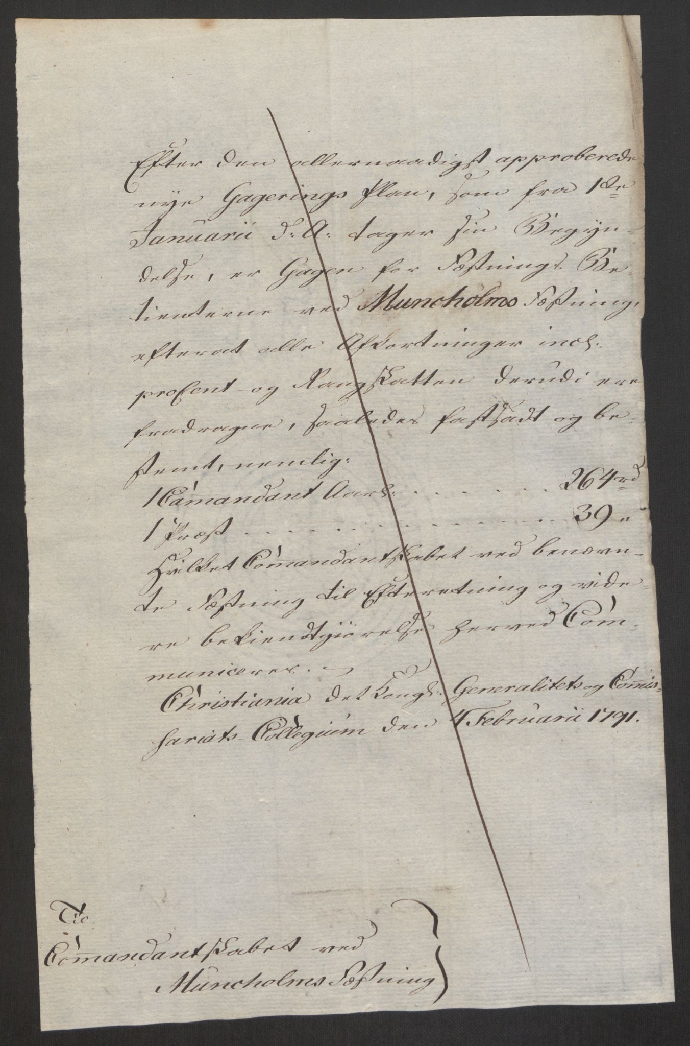 Forsvaret, Den norske kvesthuskasse/krigshospitalkasse, AV/RA-RAFA-1887/F/Fa/L0008: Konsepter, 1790-1793, p. 398