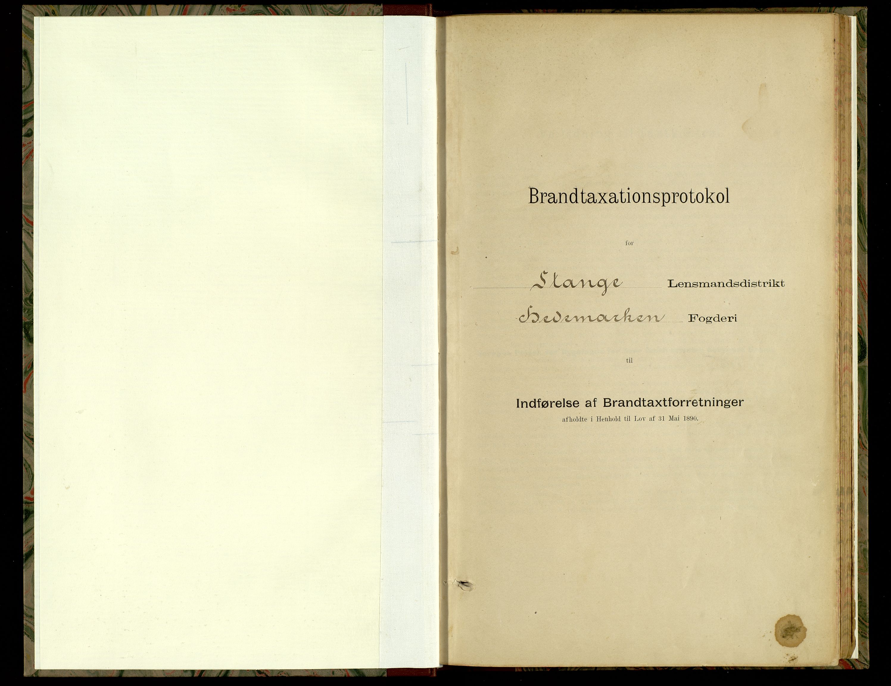Norges Brannkasse, Stange, SAH/NBRANS-009/F/L0005: Branntakstprotokoll, 1899-1939