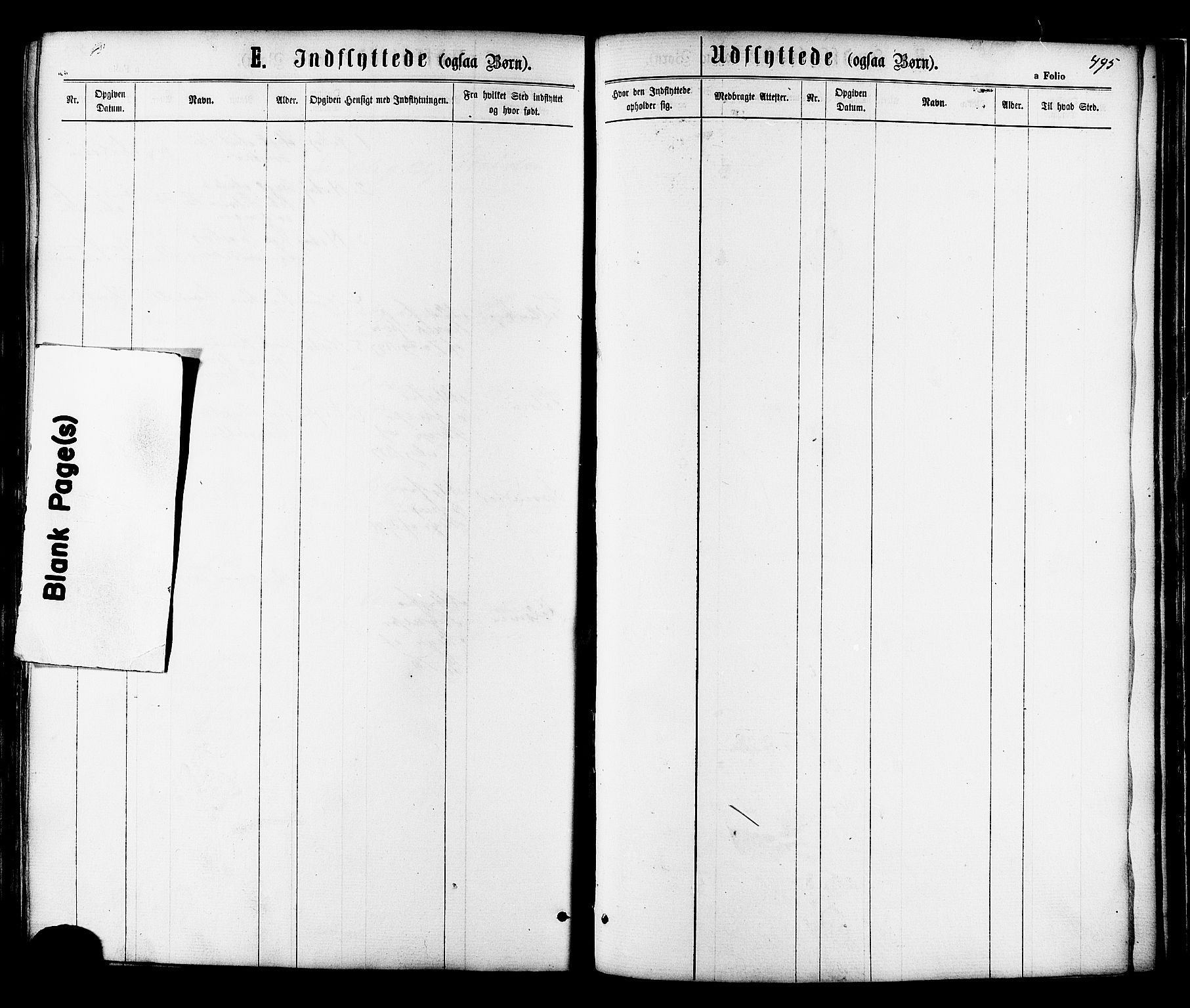 Ministerialprotokoller, klokkerbøker og fødselsregistre - Sør-Trøndelag, AV/SAT-A-1456/606/L0293: Parish register (official) no. 606A08, 1866-1877, p. 495