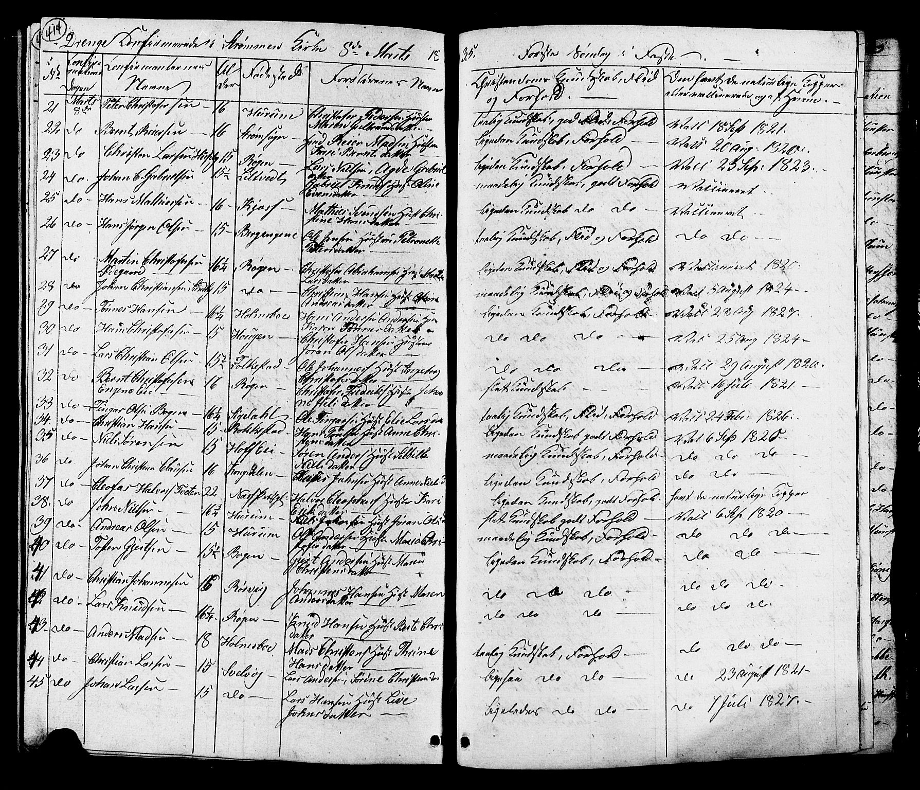 Hurum kirkebøker, AV/SAKO-A-229/G/Ga/L0002: Parish register (copy) no. I 2, 1827-1857, p. 414