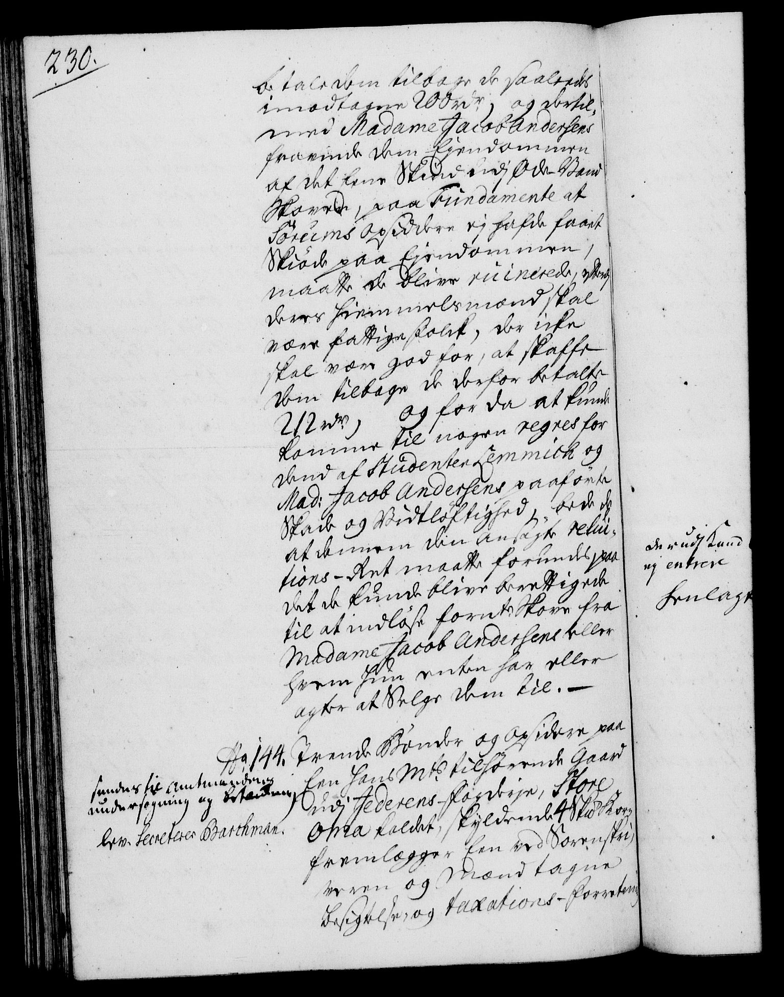 Rentekammeret, Kammerkanselliet, RA/EA-3111/G/Gh/Gha/L0021: Norsk ekstraktmemorialprotokoll (merket RK 53.66), 1739, p. 230
