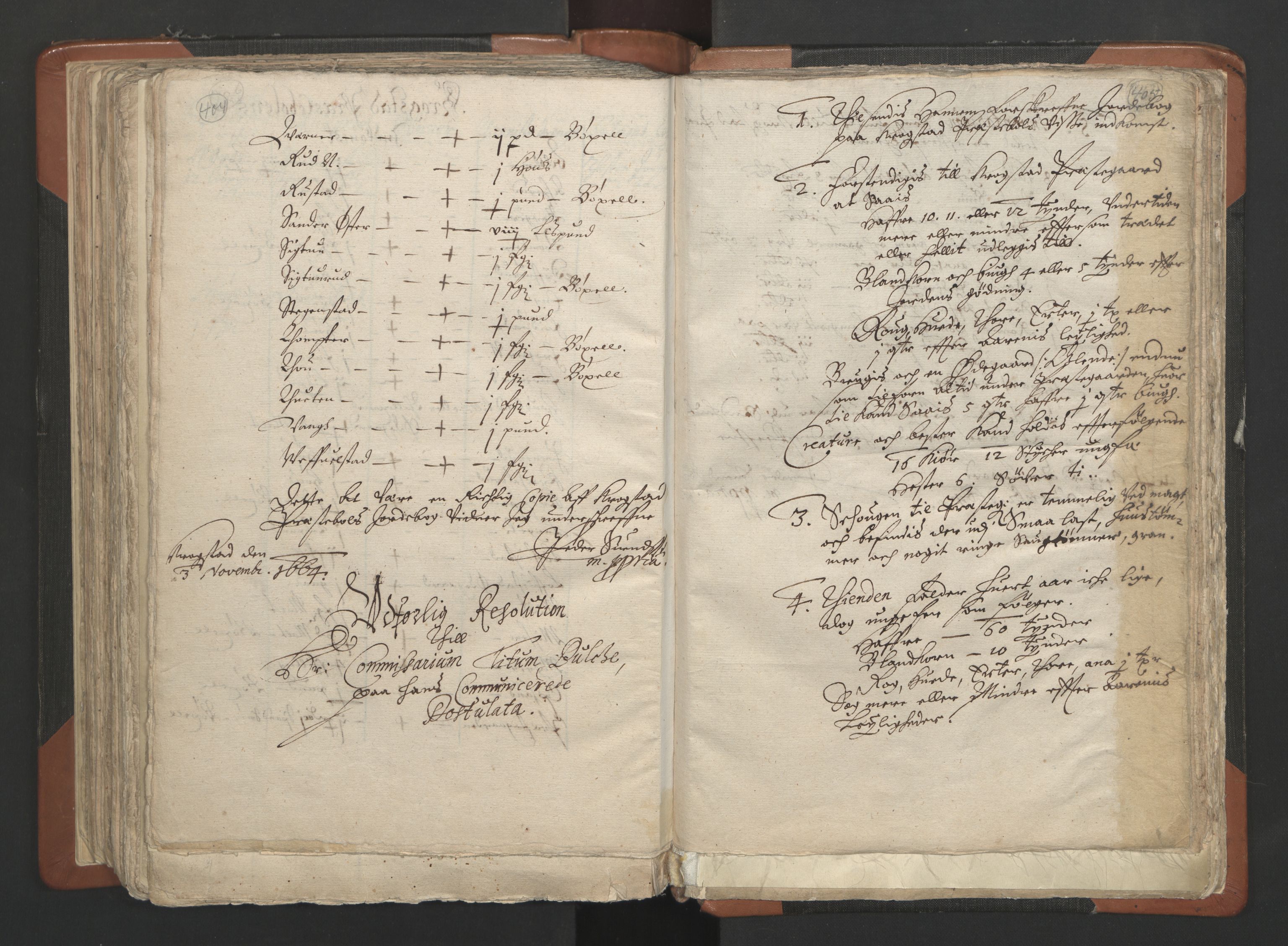 RA, Vicar's Census 1664-1666, no. 2: Øvre Borgesyssel deanery, 1664-1666, p. 404-405