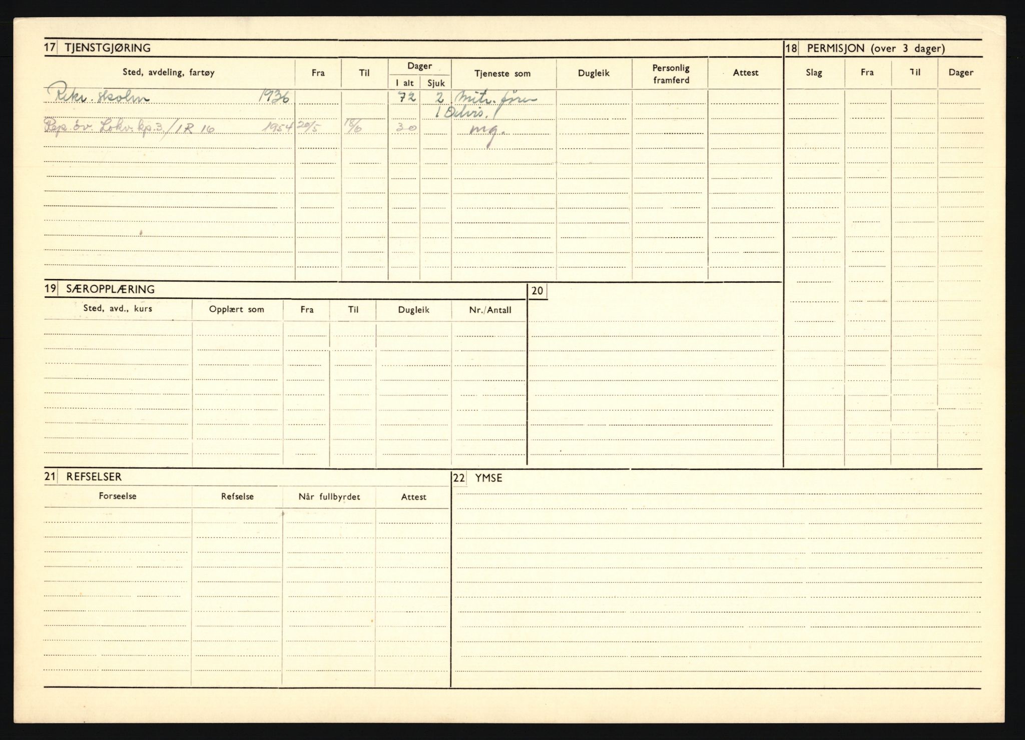 Forsvaret, Troms infanteriregiment nr. 16, AV/RA-RAFA-3146/P/Pa/L0020: Rulleblad for regimentets menige mannskaper, årsklasse 1936, 1936, p. 1300