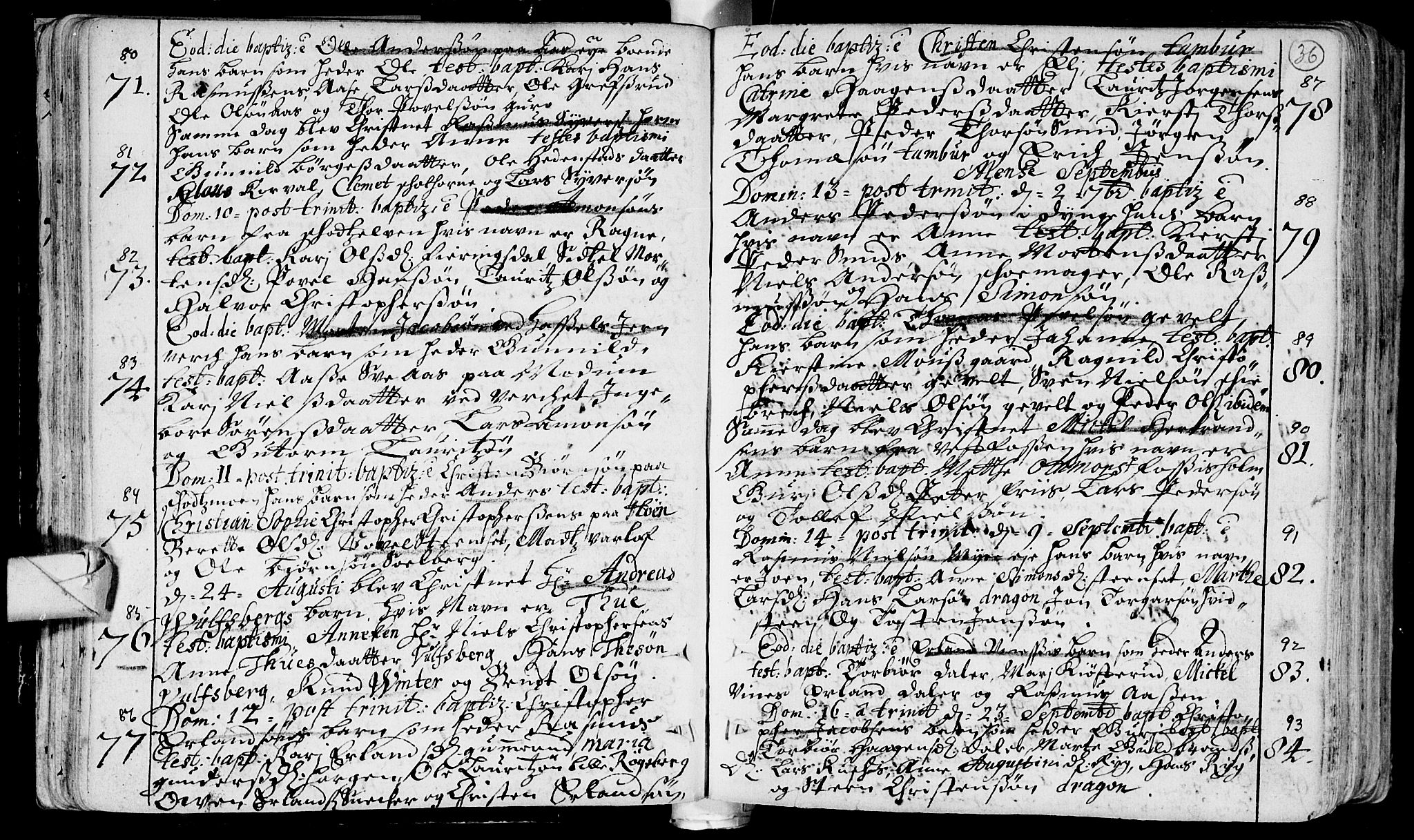 Eiker kirkebøker, AV/SAKO-A-4/F/Fa/L0002: Parish register (official) no. I 2, 1705-1724, p. 36