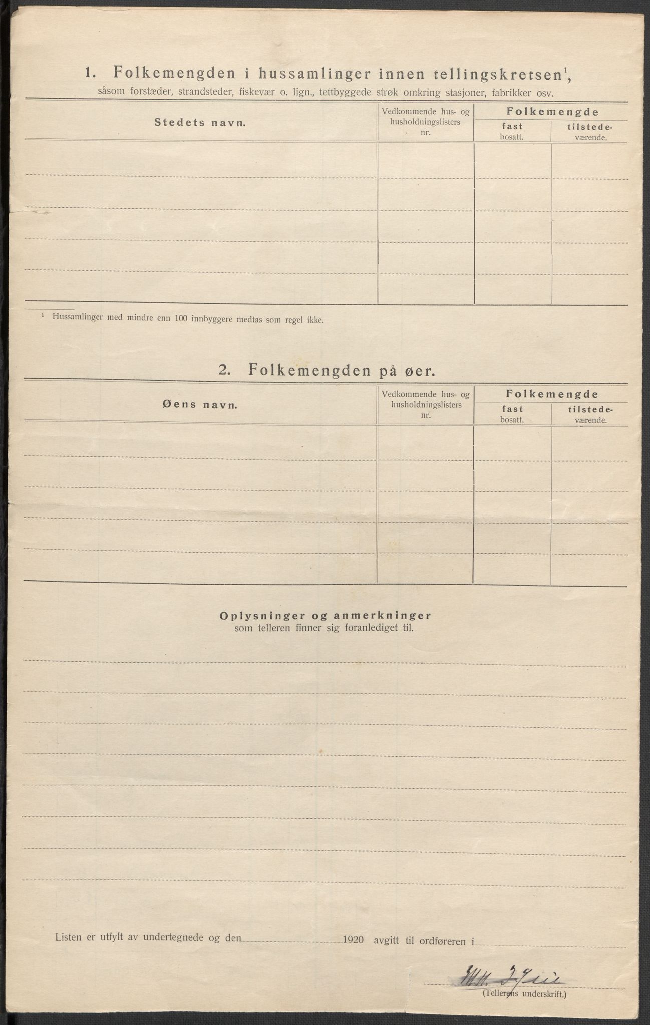 SAKO, 1920 census for Tinn, 1920, p. 10