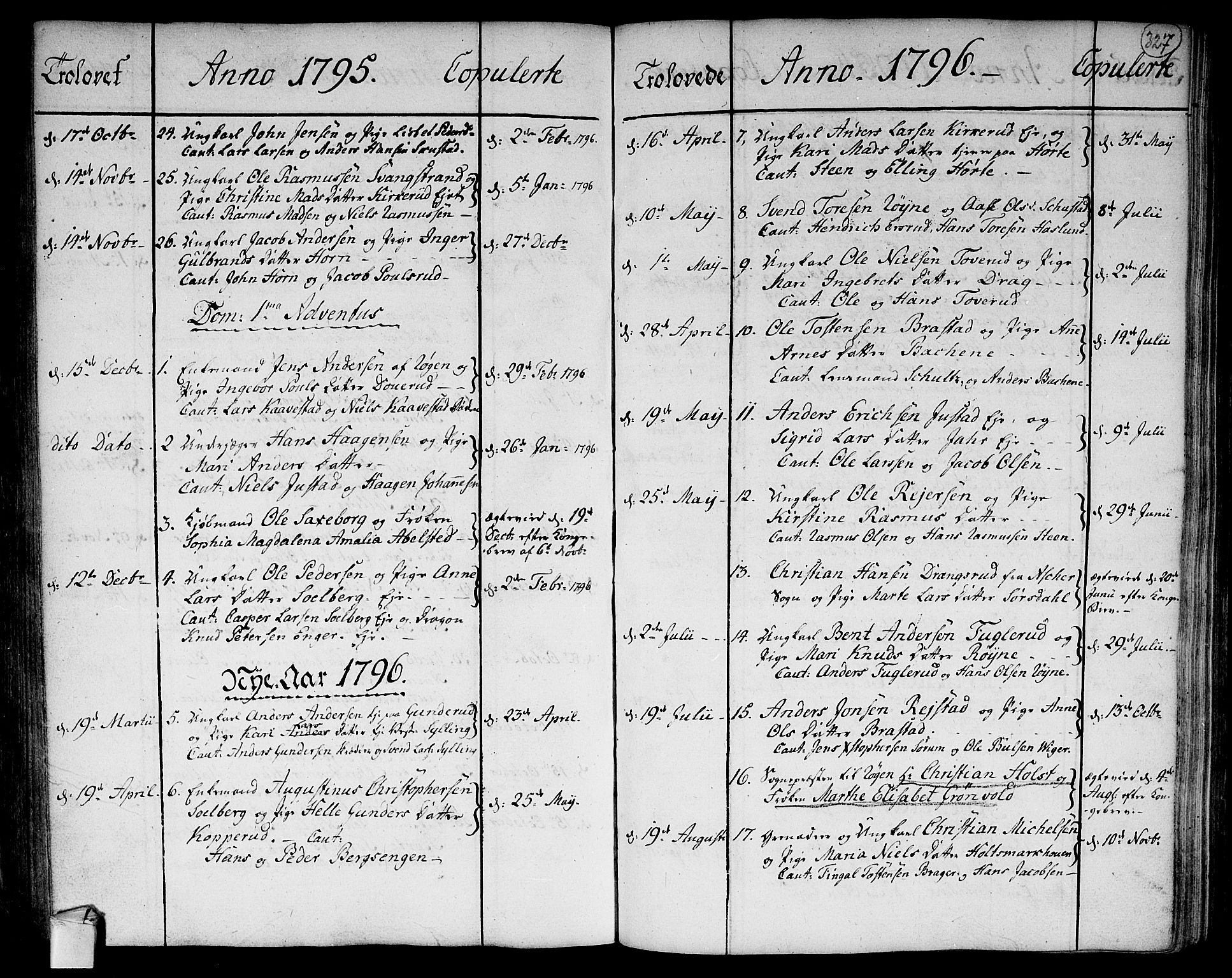 Lier kirkebøker, SAKO/A-230/F/Fa/L0007: Parish register (official) no. I 7, 1794-1813, p. 327
