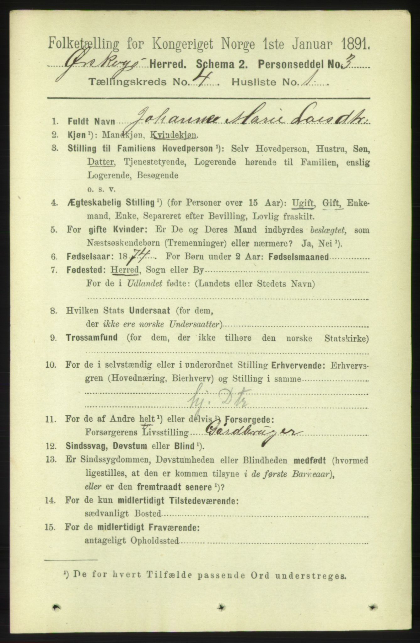 RA, 1891 census for 1527 Ørskog, 1891, p. 1748