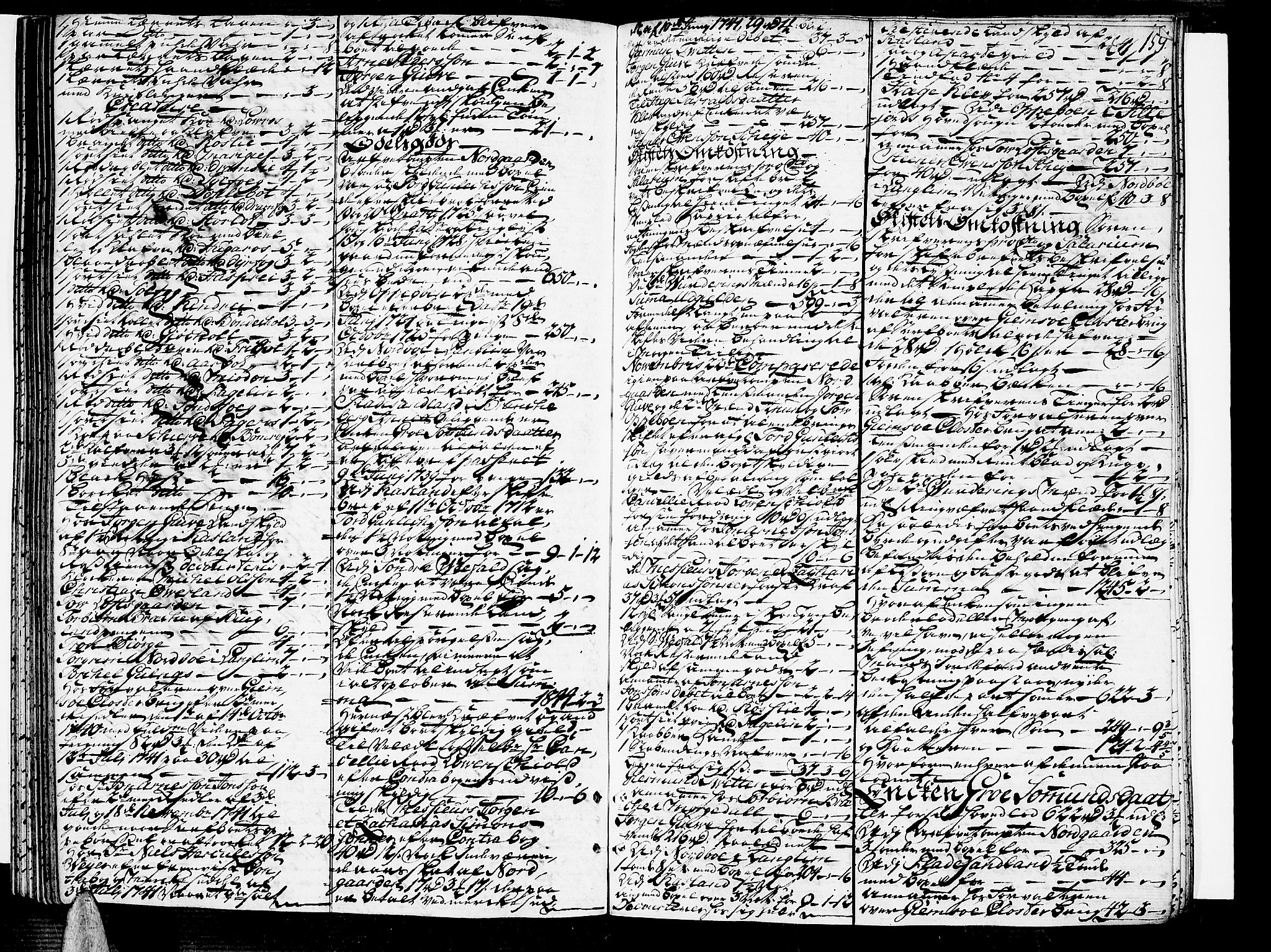 Vest-Telemark sorenskriveri, SAKO/A-134/H/Ha/Haa/L0006: Skifteprotokoll, 1740-1743, p. 158b-159a