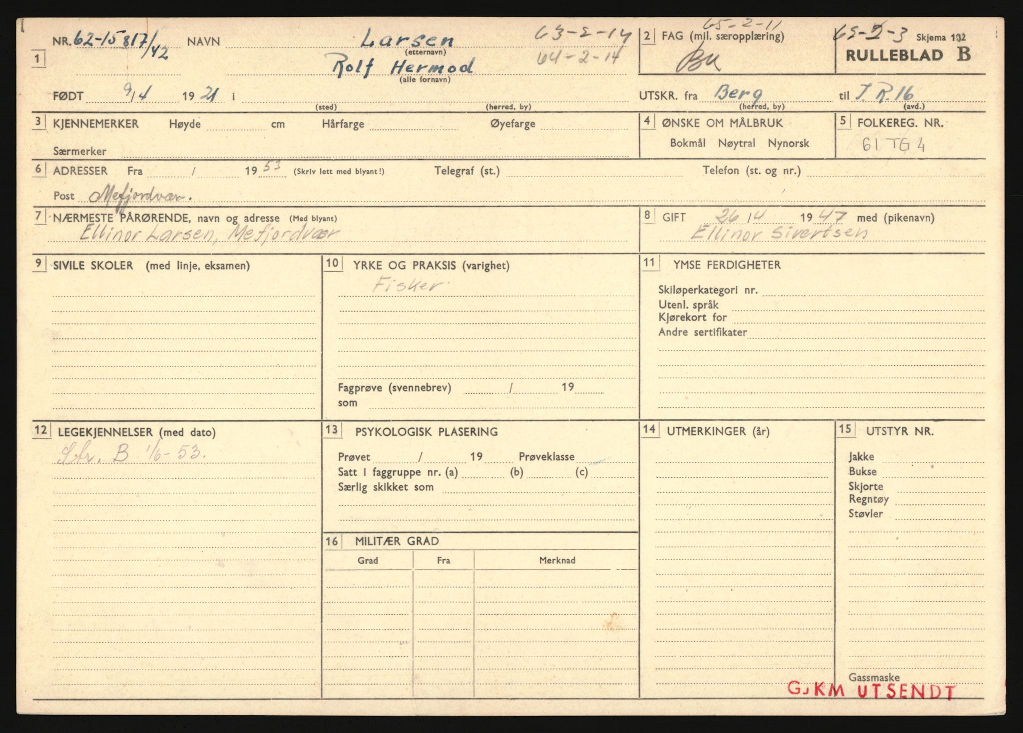 Forsvaret, Troms infanteriregiment nr. 16, AV/RA-RAFA-3146/P/Pa/L0024/0003: Rulleblad / Rulleblad for regimentets menige mannskaper, årsklasse 1942, 1942, p. 182