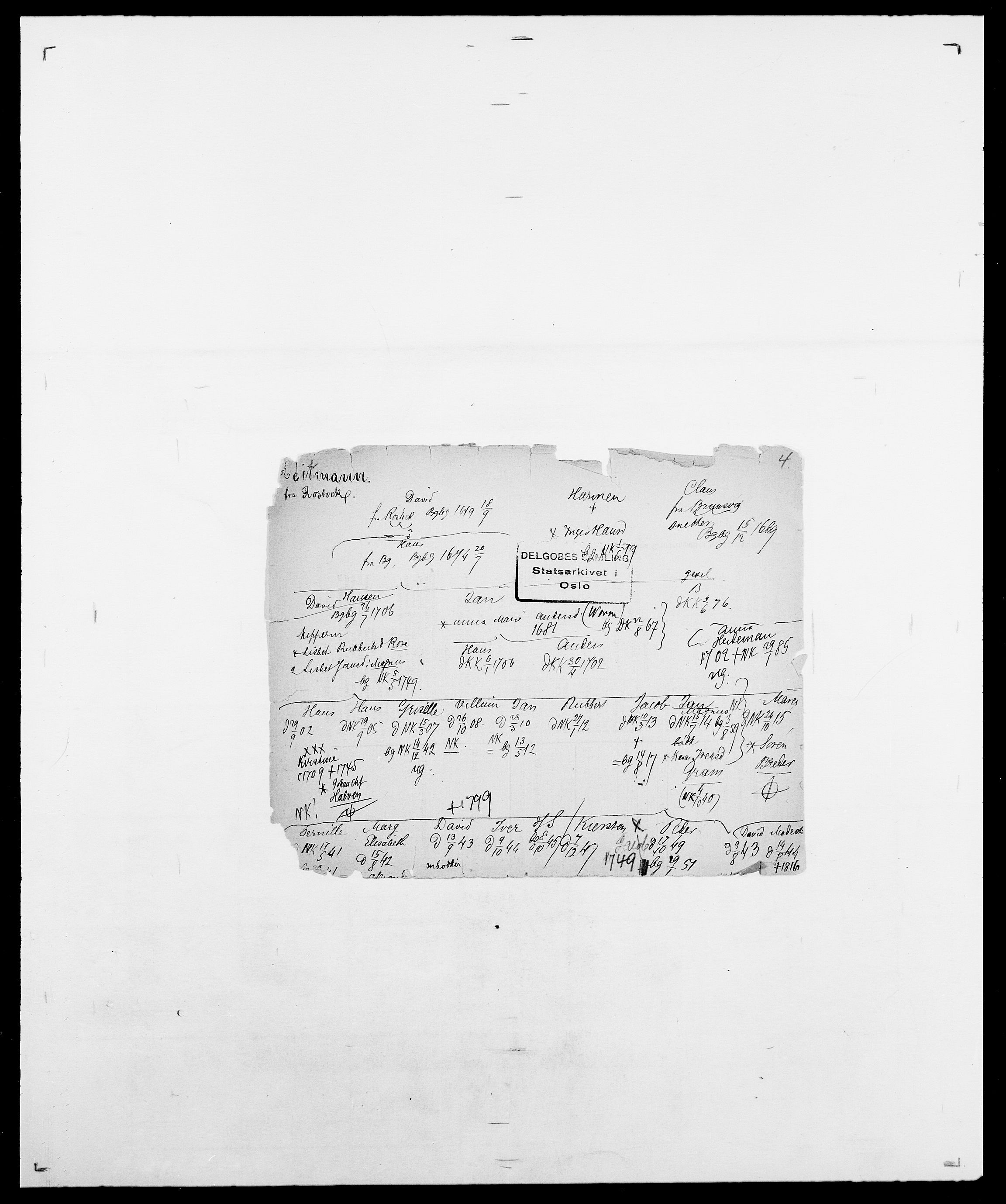 Delgobe, Charles Antoine - samling, AV/SAO-PAO-0038/D/Da/L0016: Hamborg - Hektoen, p. 868