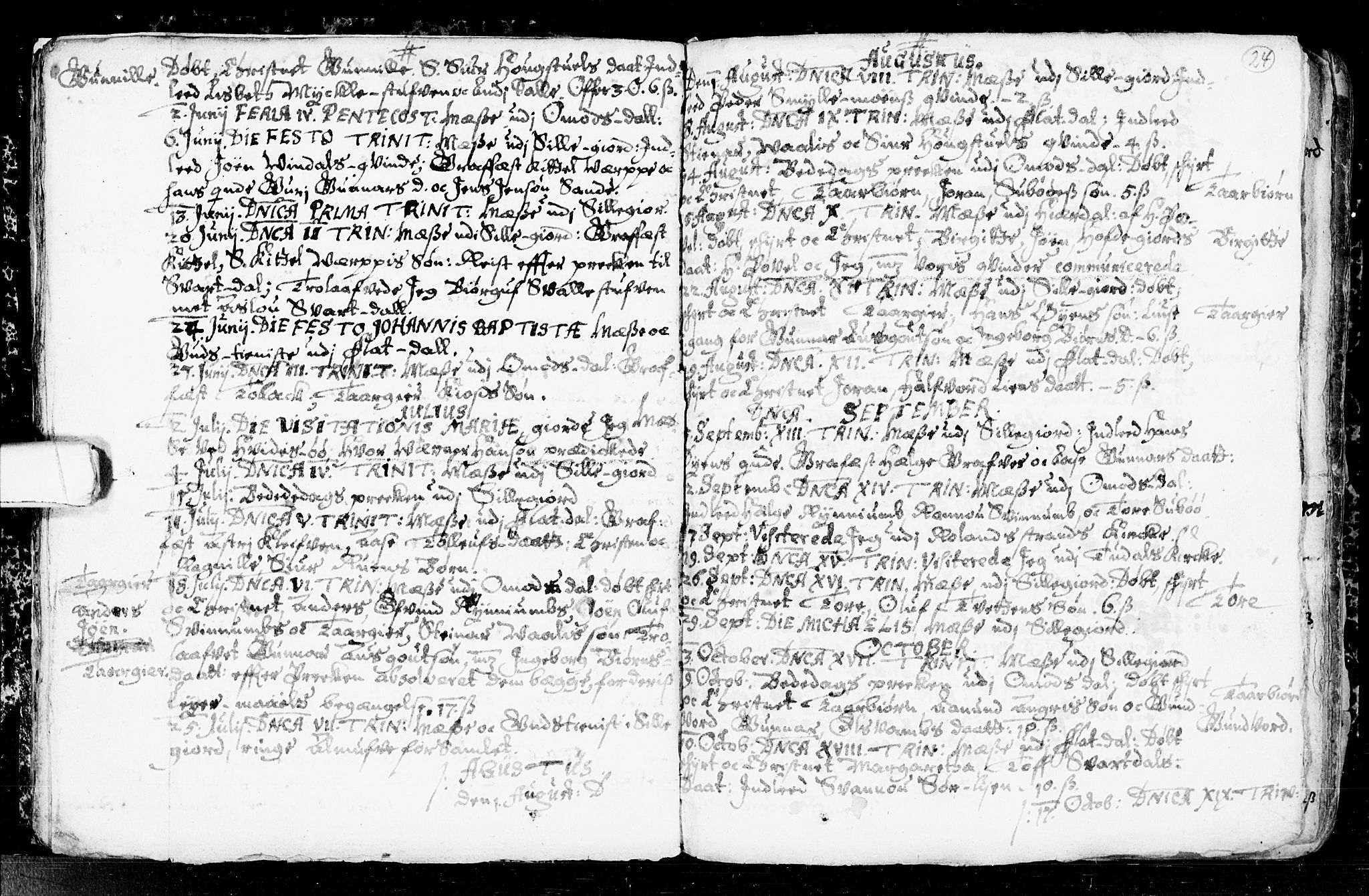 Seljord kirkebøker, SAKO/A-20/F/Fa/L0001: Parish register (official) no. I 1, 1654-1686, p. 24