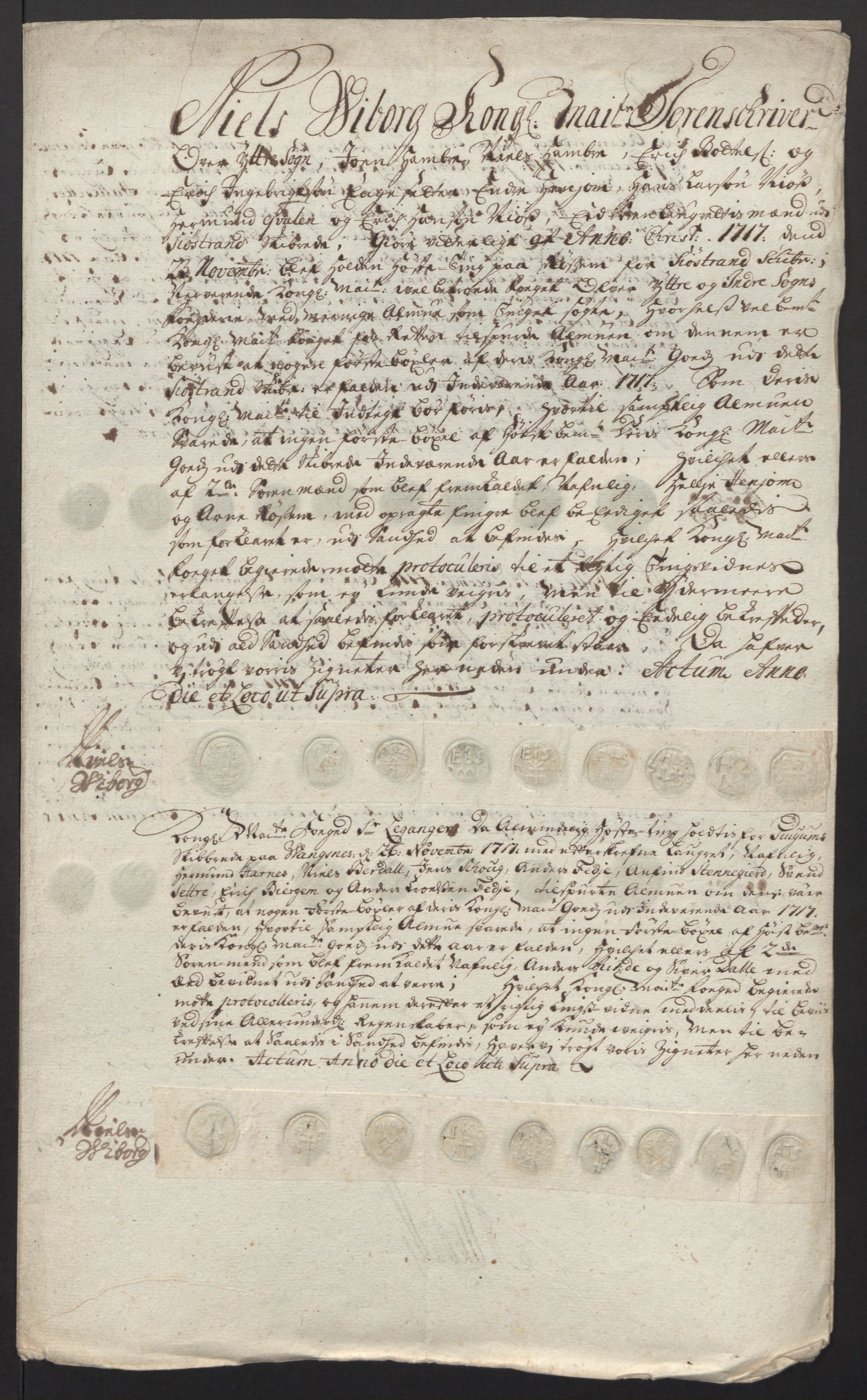 Rentekammeret inntil 1814, Reviderte regnskaper, Fogderegnskap, RA/EA-4092/R52/L3321: Fogderegnskap Sogn, 1717-1718, p. 78