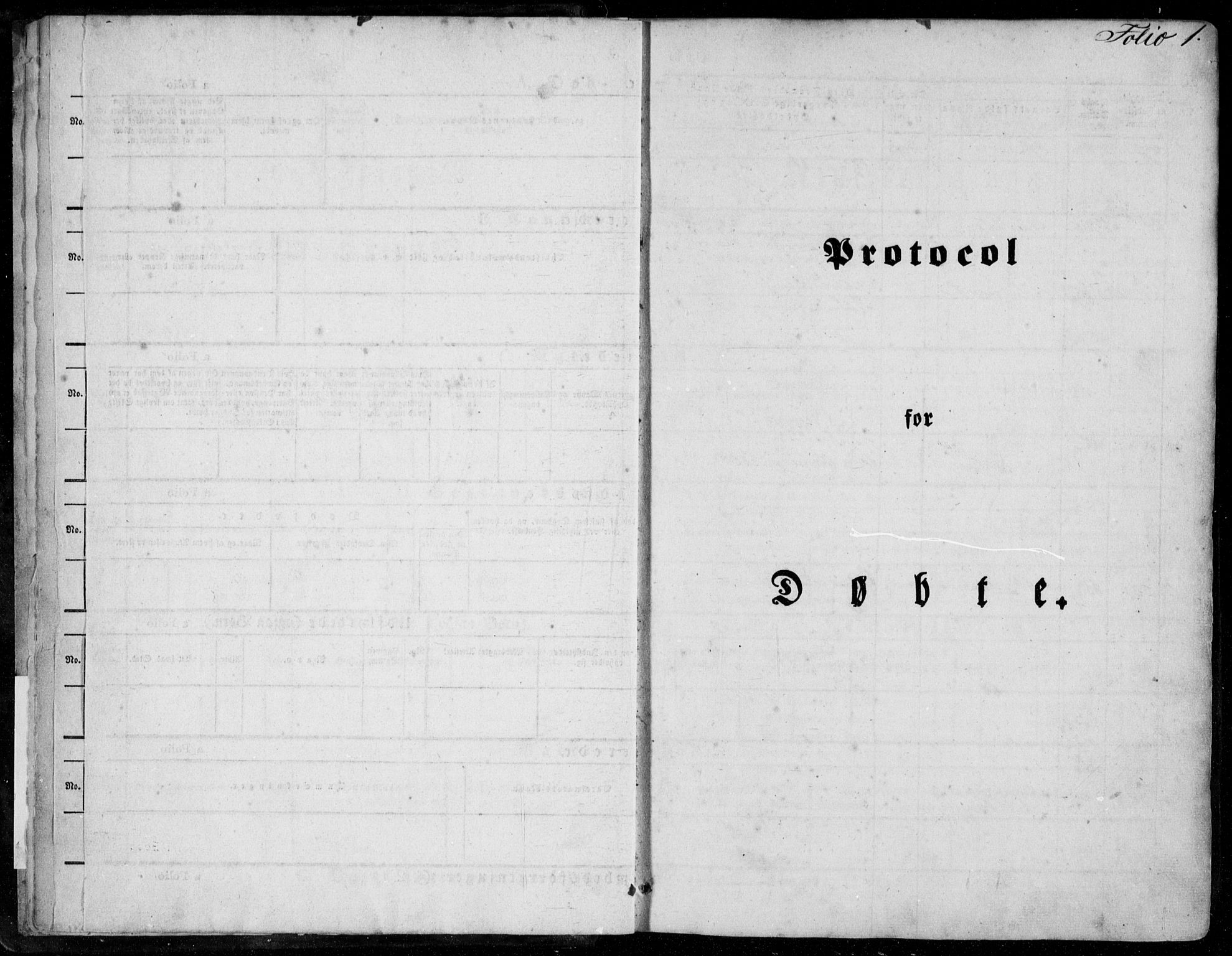 Stryn Sokneprestembete, SAB/A-82501: Parish register (official) no. A 2, 1844-1861, p. 1