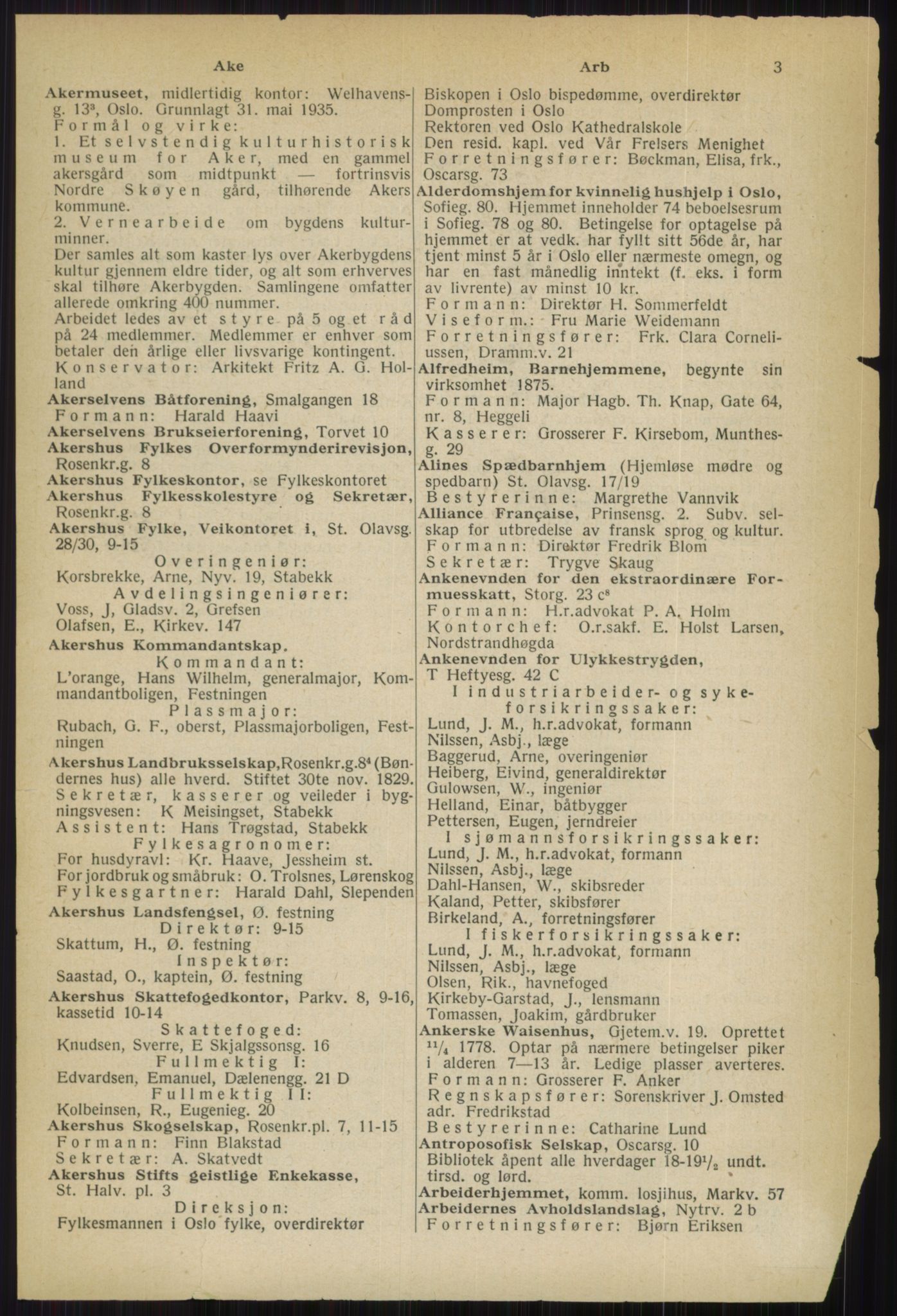 Kristiania/Oslo adressebok, PUBL/-, 1936, p. 3