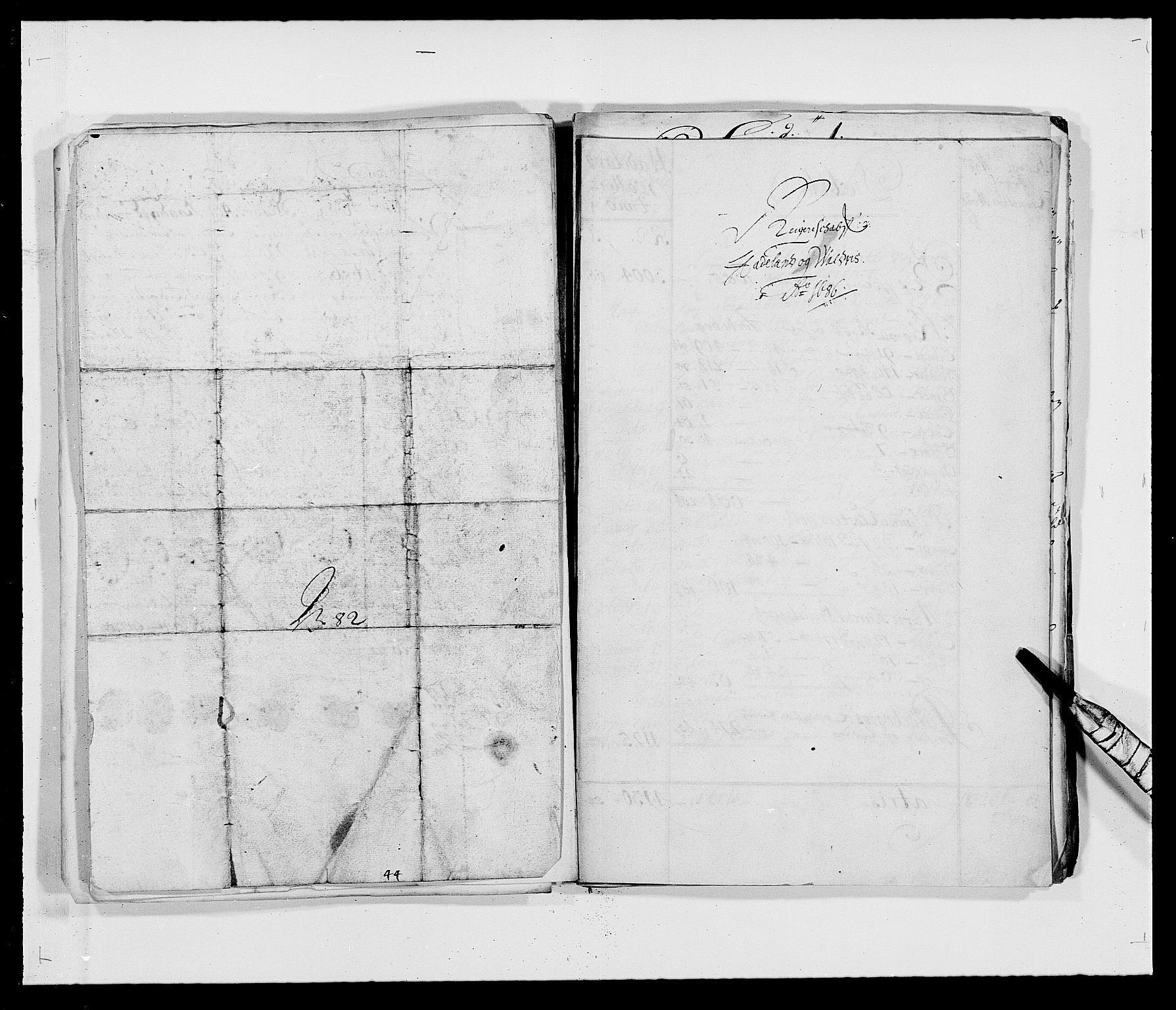 Rentekammeret inntil 1814, Reviderte regnskaper, Fogderegnskap, AV/RA-EA-4092/R18/L1285: Fogderegnskap Hadeland, Toten og Valdres, 1686, p. 1