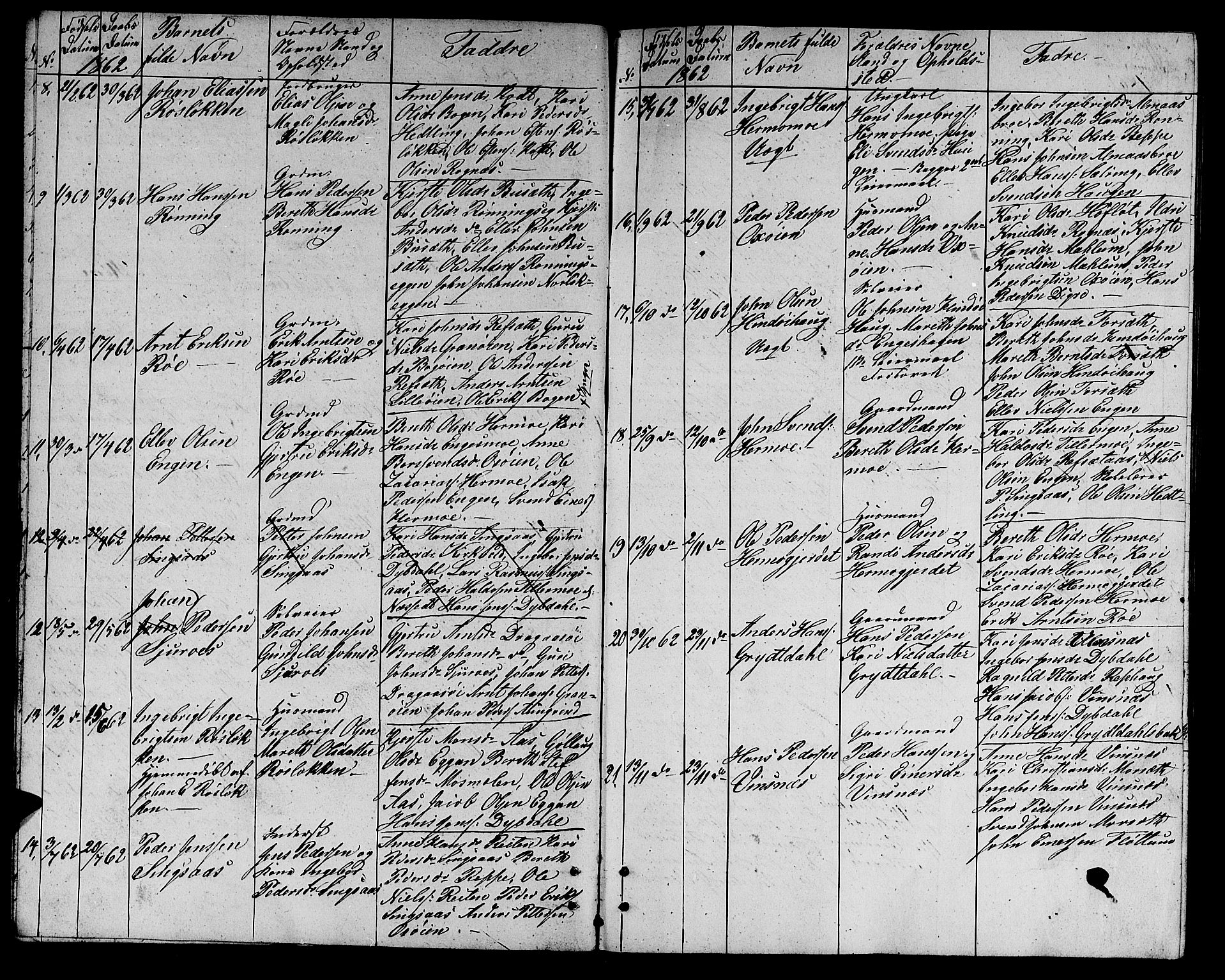 Ministerialprotokoller, klokkerbøker og fødselsregistre - Sør-Trøndelag, SAT/A-1456/688/L1027: Parish register (copy) no. 688C02, 1861-1889