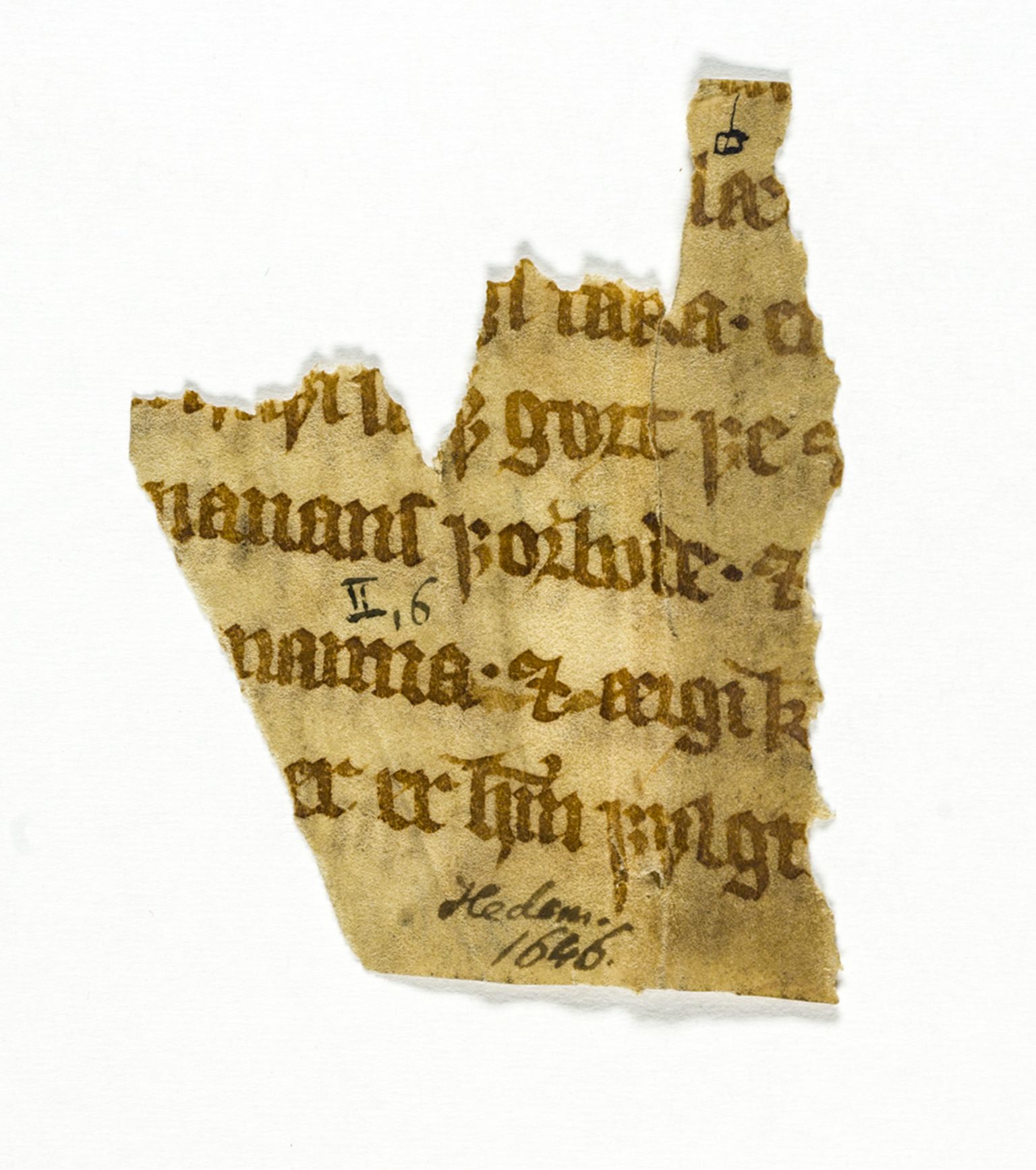 Riksarkivets diplomsamling, AV/RA-EA-5965/F26/L0004: Norrøne membranfragmenter bestand 31-50, 1100-1536, p. 11