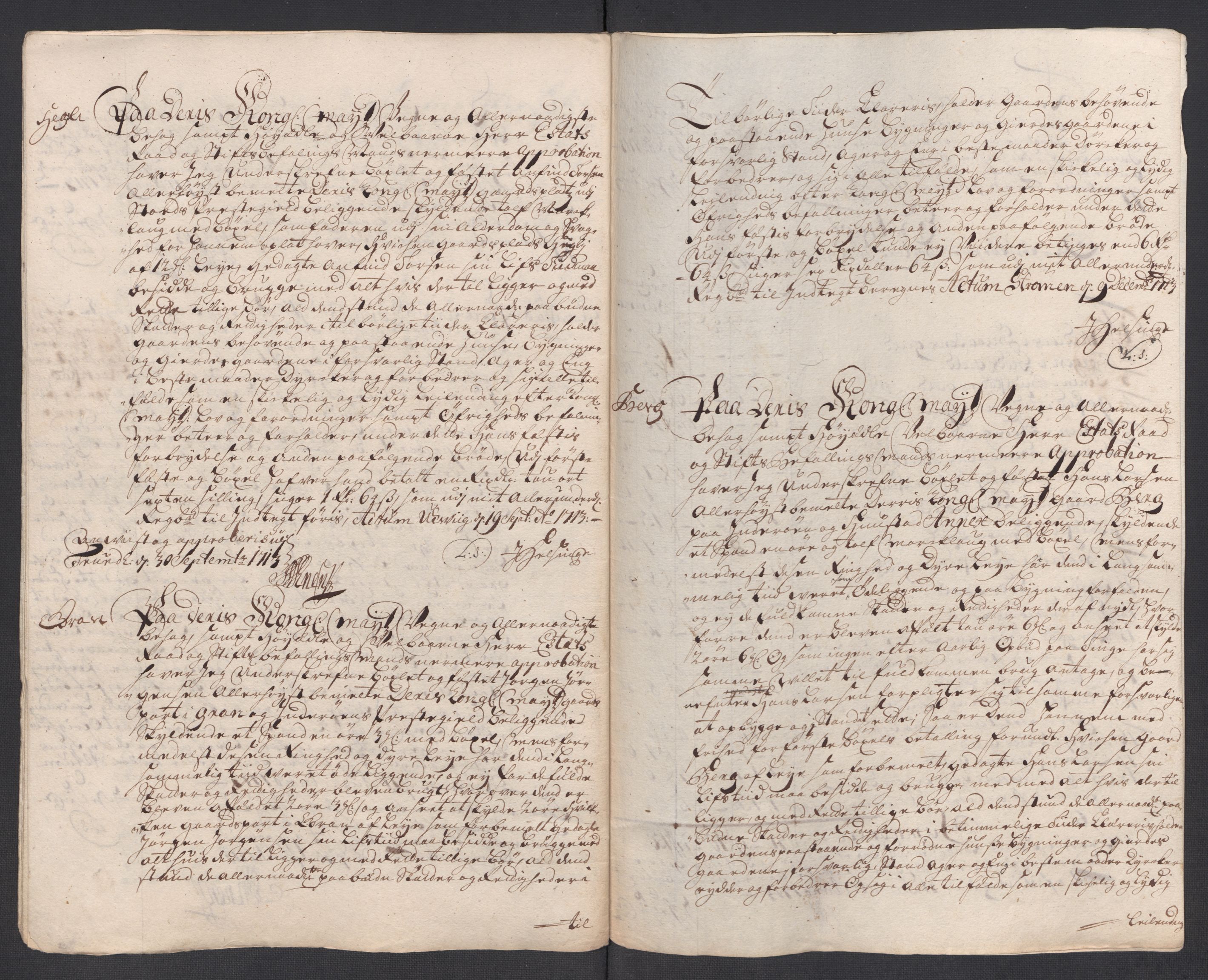 Rentekammeret inntil 1814, Reviderte regnskaper, Fogderegnskap, RA/EA-4092/R63/L4321: Fogderegnskap Inderøy, 1713, p. 327