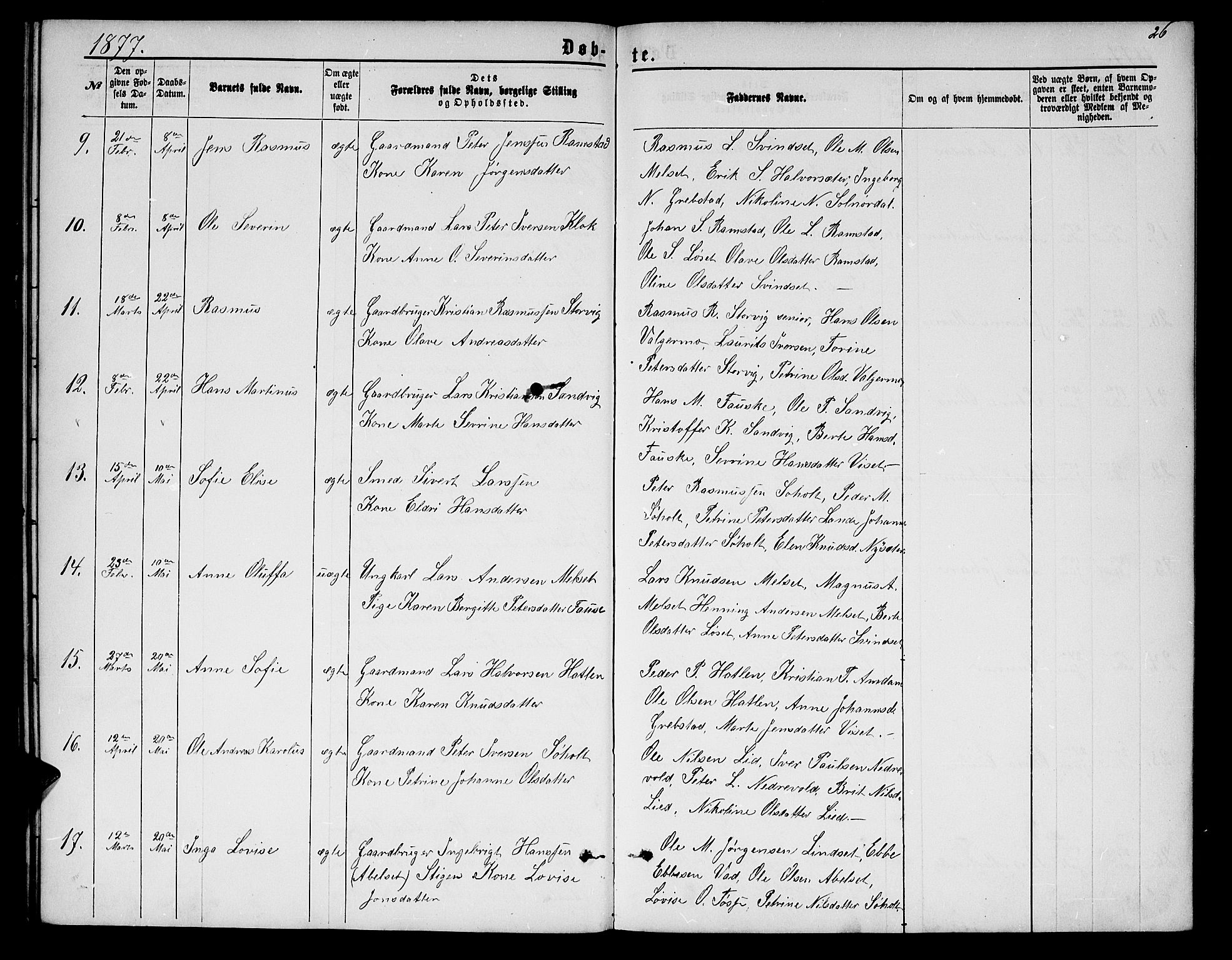 Ministerialprotokoller, klokkerbøker og fødselsregistre - Møre og Romsdal, AV/SAT-A-1454/522/L0325: Parish register (copy) no. 522C04, 1872-1877, p. 26