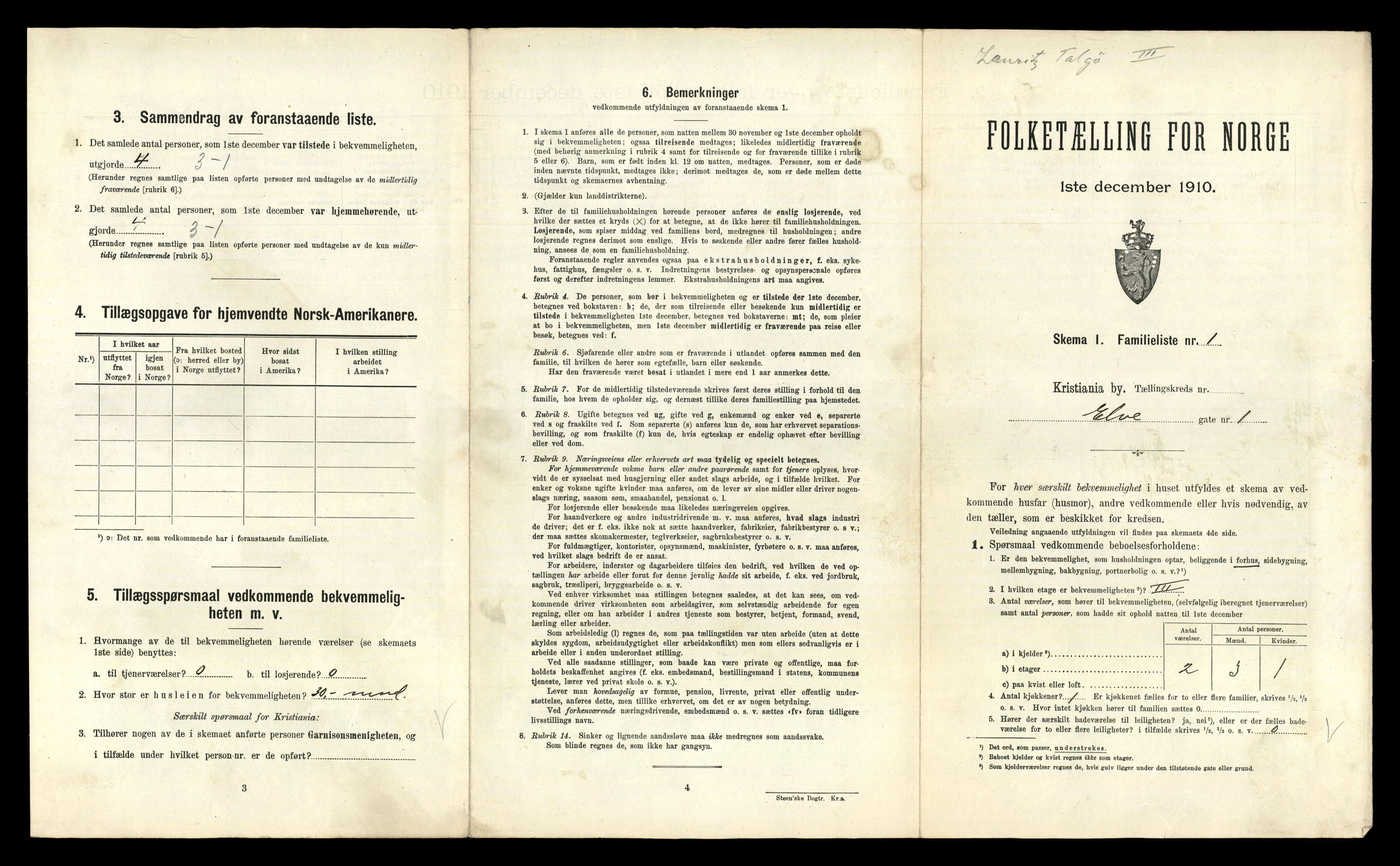 RA, 1910 census for Kristiania, 1910, p. 20213