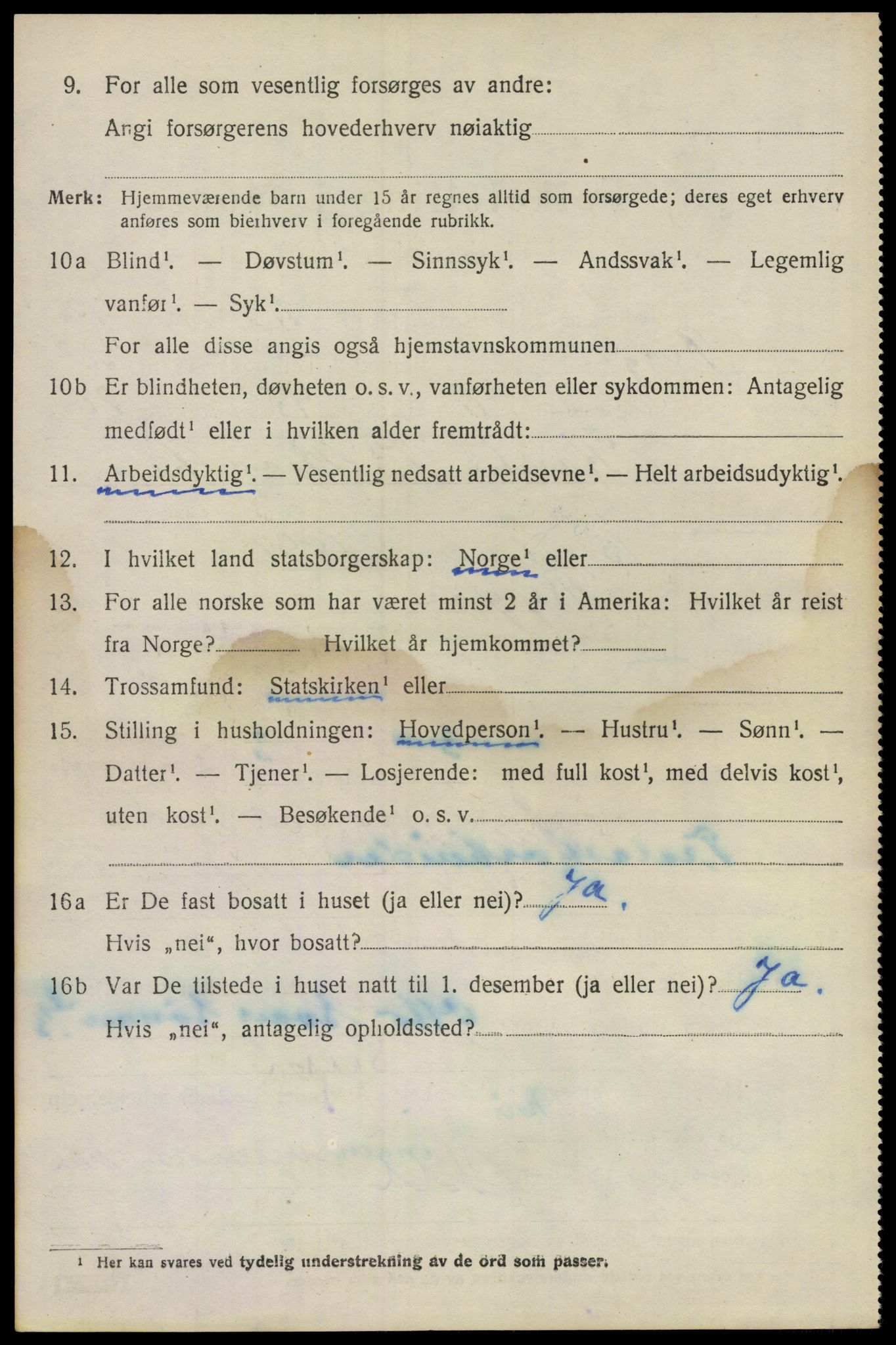 SAO, 1920 census for Rygge, 1920, p. 6026