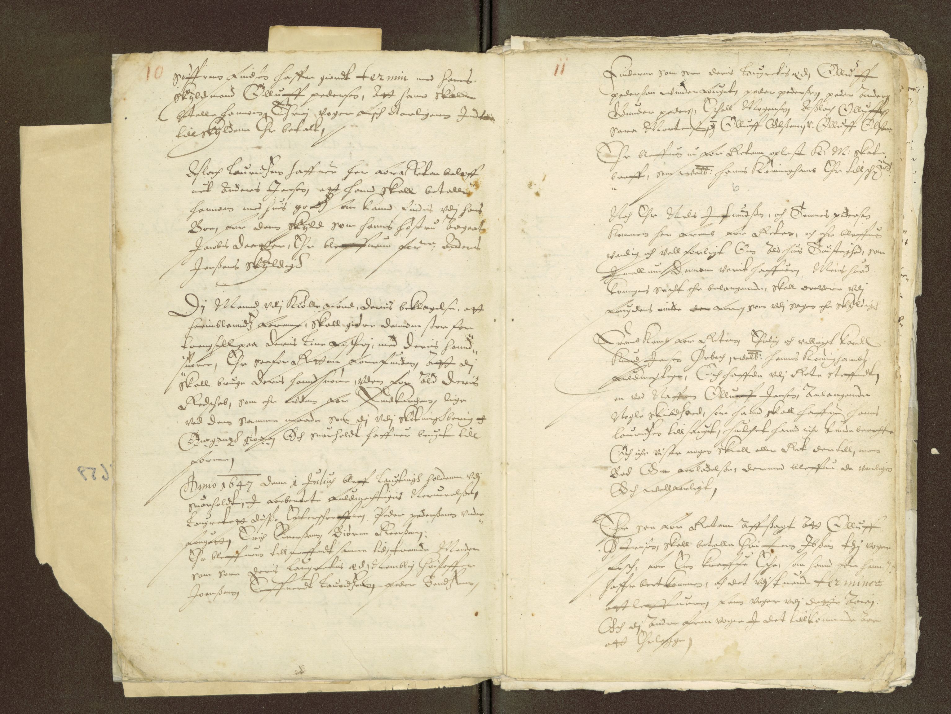 Nordland og Finnmarks lagstol, AV/SAT-A-5608/X/L0001: Lagtingsprotokoll , 1647-1668, p. 10-11