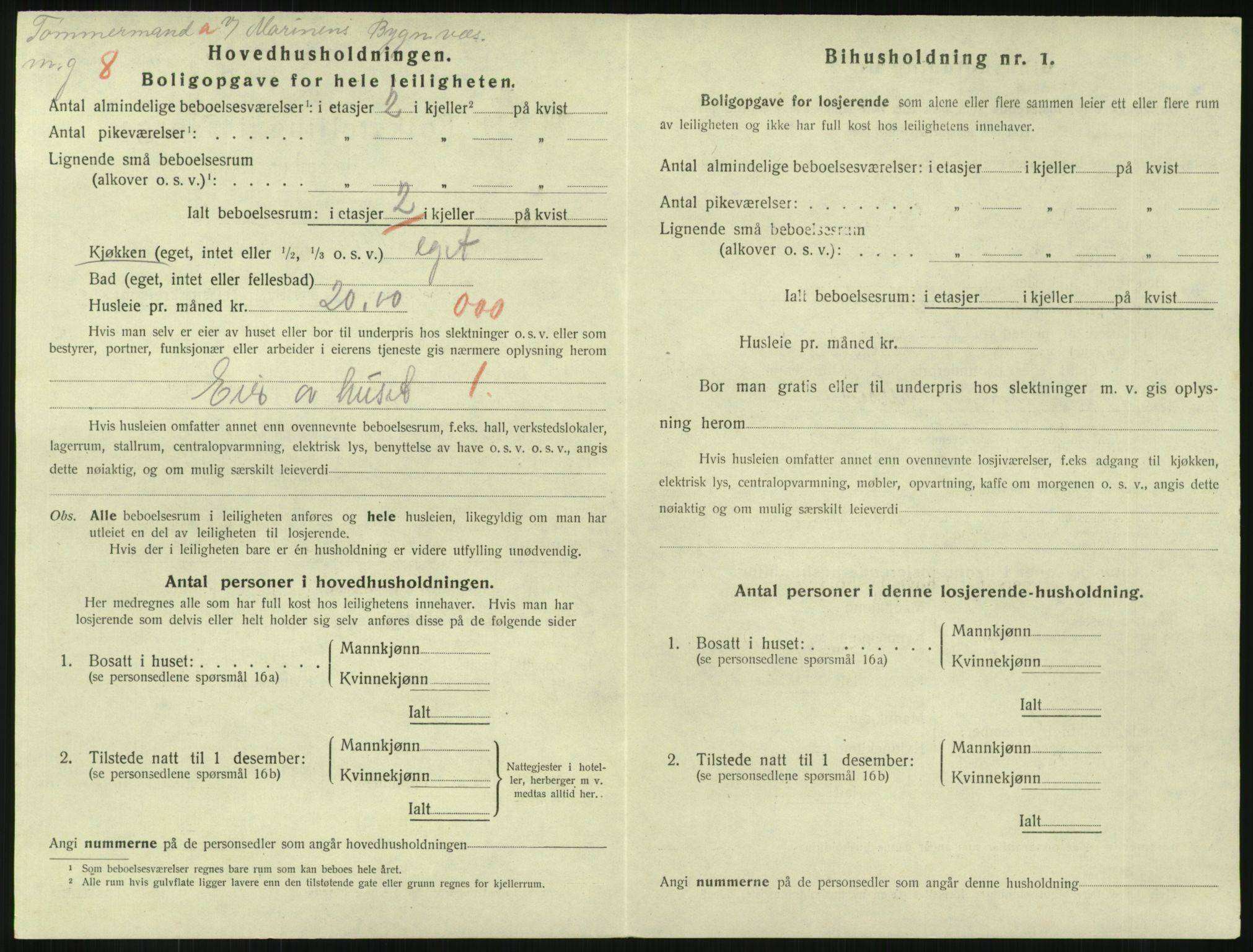 SAKO, 1920 census for Horten, 1920, p. 4056