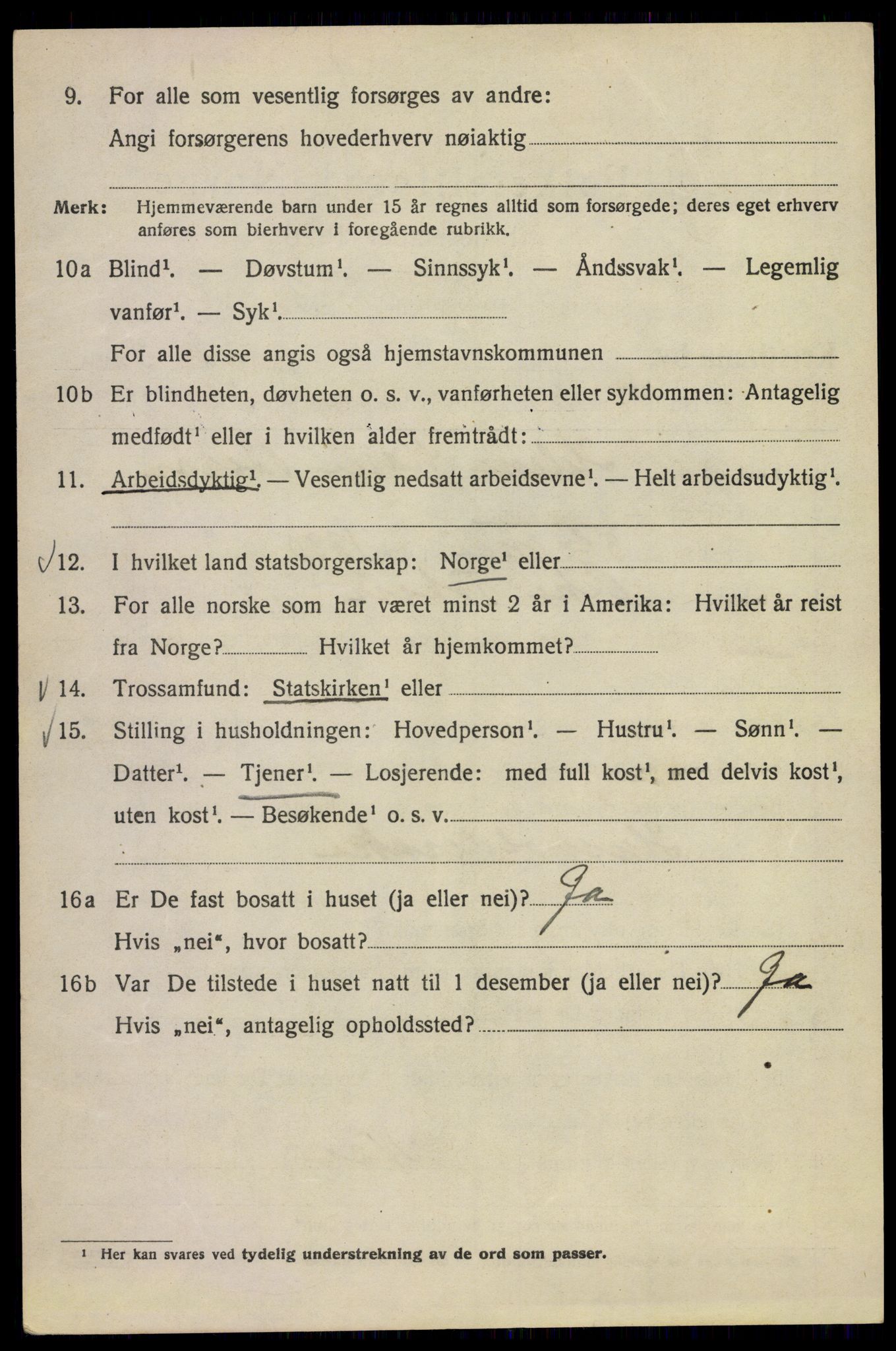 SAO, 1920 census for Kristiania, 1920, p. 618088