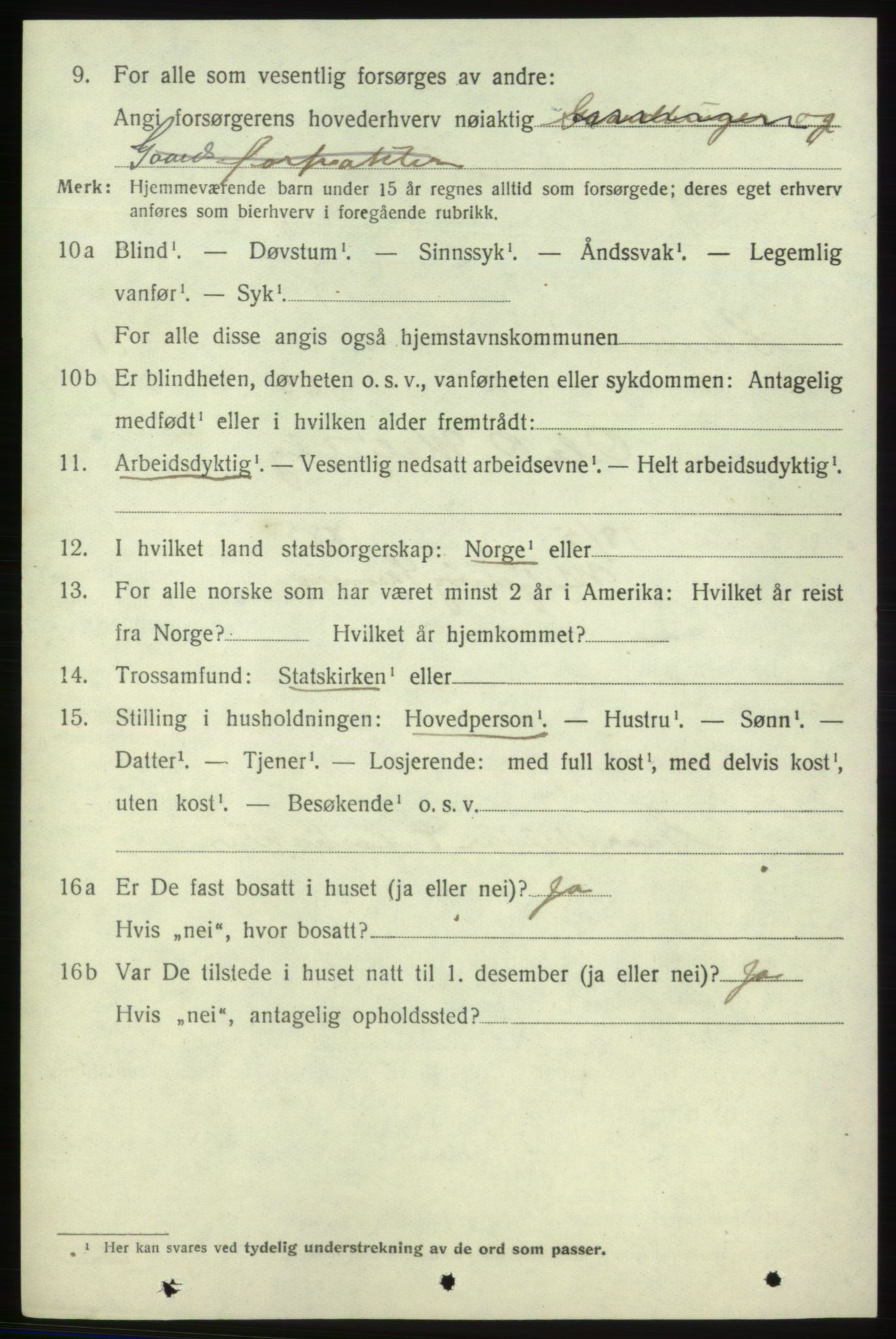 SAB, 1920 census for Skånevik, 1920, p. 5180