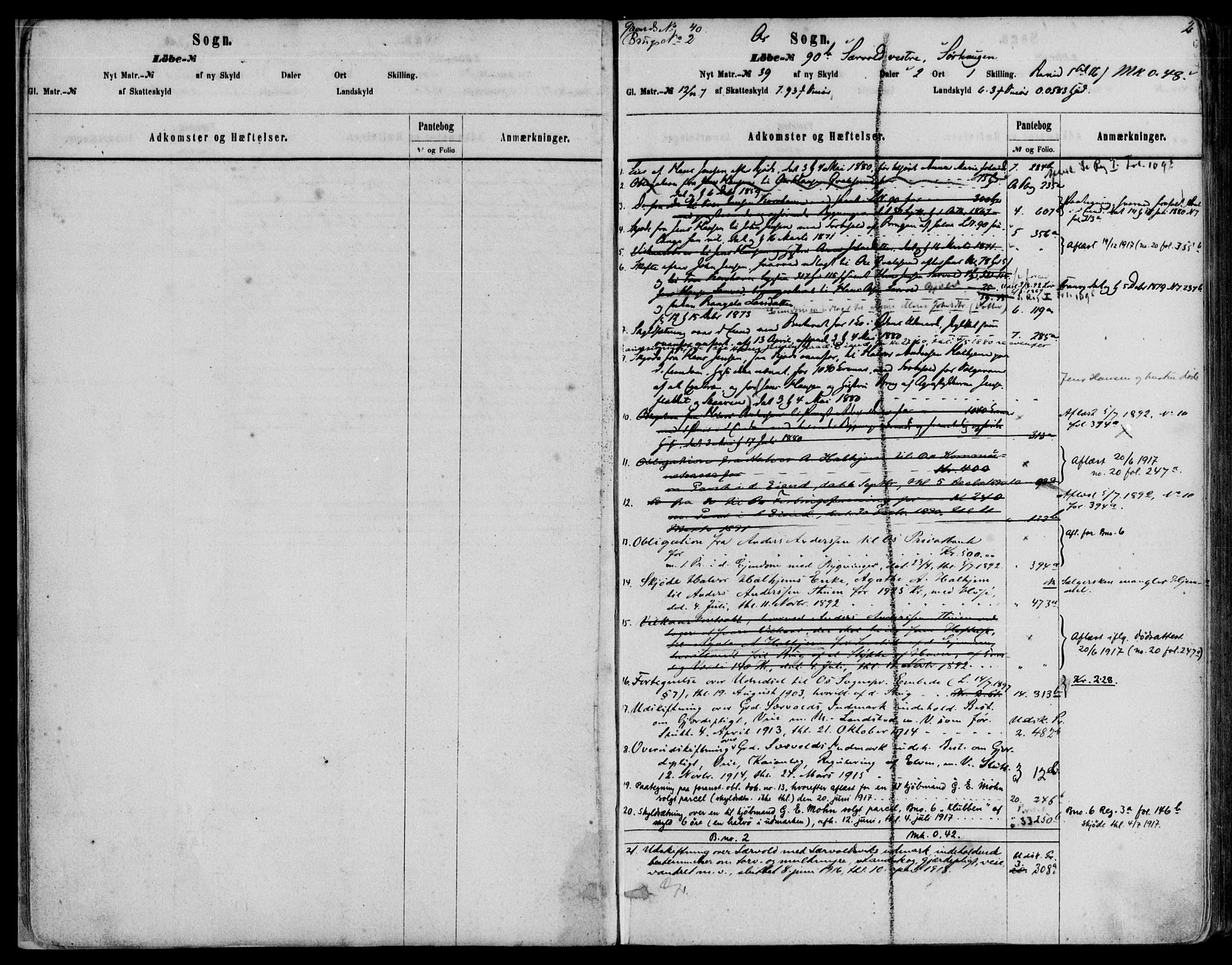 Midhordland sorenskriveri, SAB/A-3001/1/G/Ga/Gab/L0016: Mortgage register no. II.A.b.16, 1880-1925, p. 2