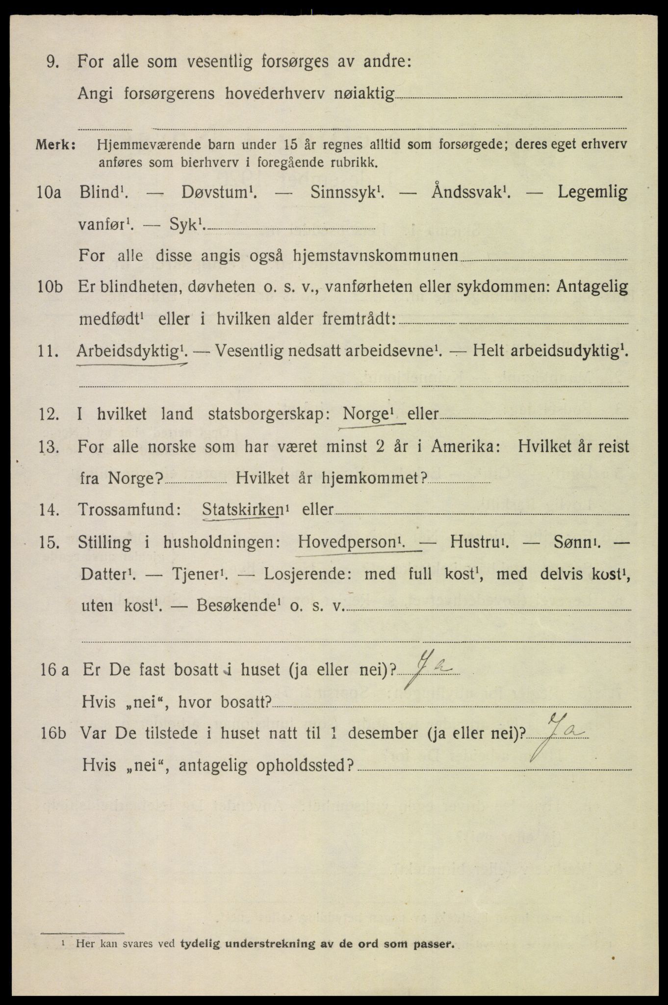 SAH, 1920 census for Hof, 1920, p. 4746