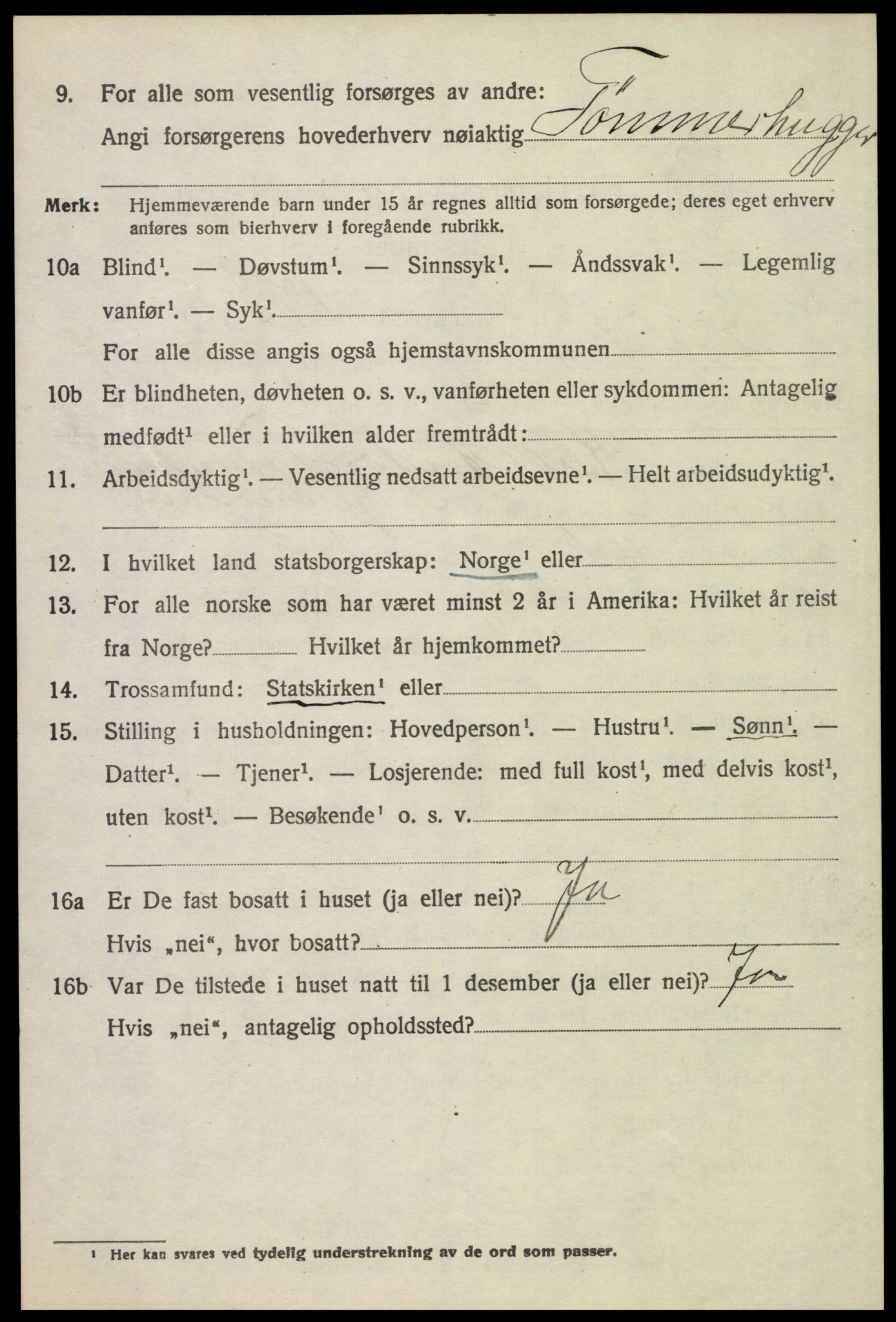 SAH, 1920 census for Eidskog, 1920, p. 8792