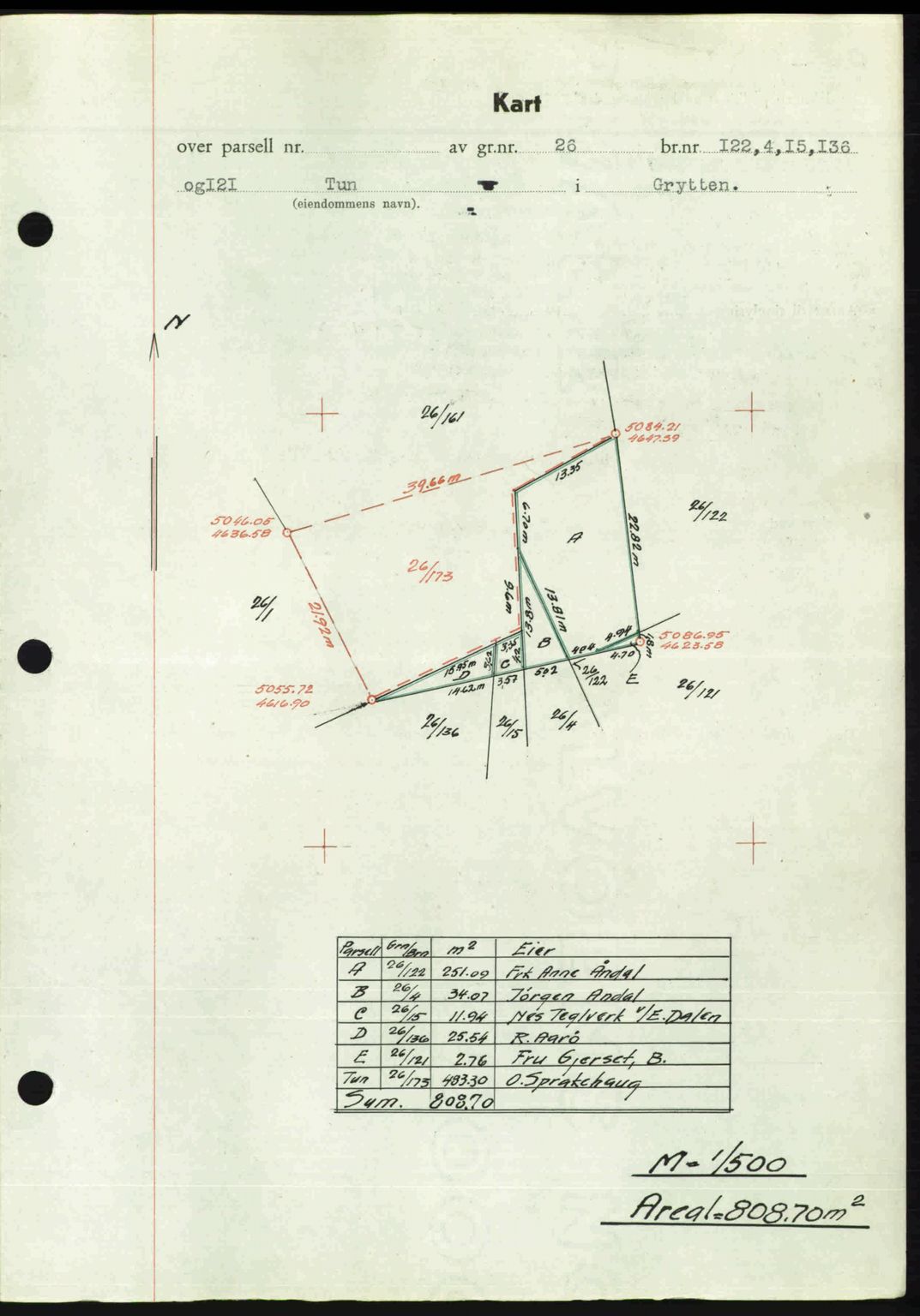 Romsdal sorenskriveri, AV/SAT-A-4149/1/2/2C: Mortgage book no. A24, 1947-1947, Diary no: : 2850/1947