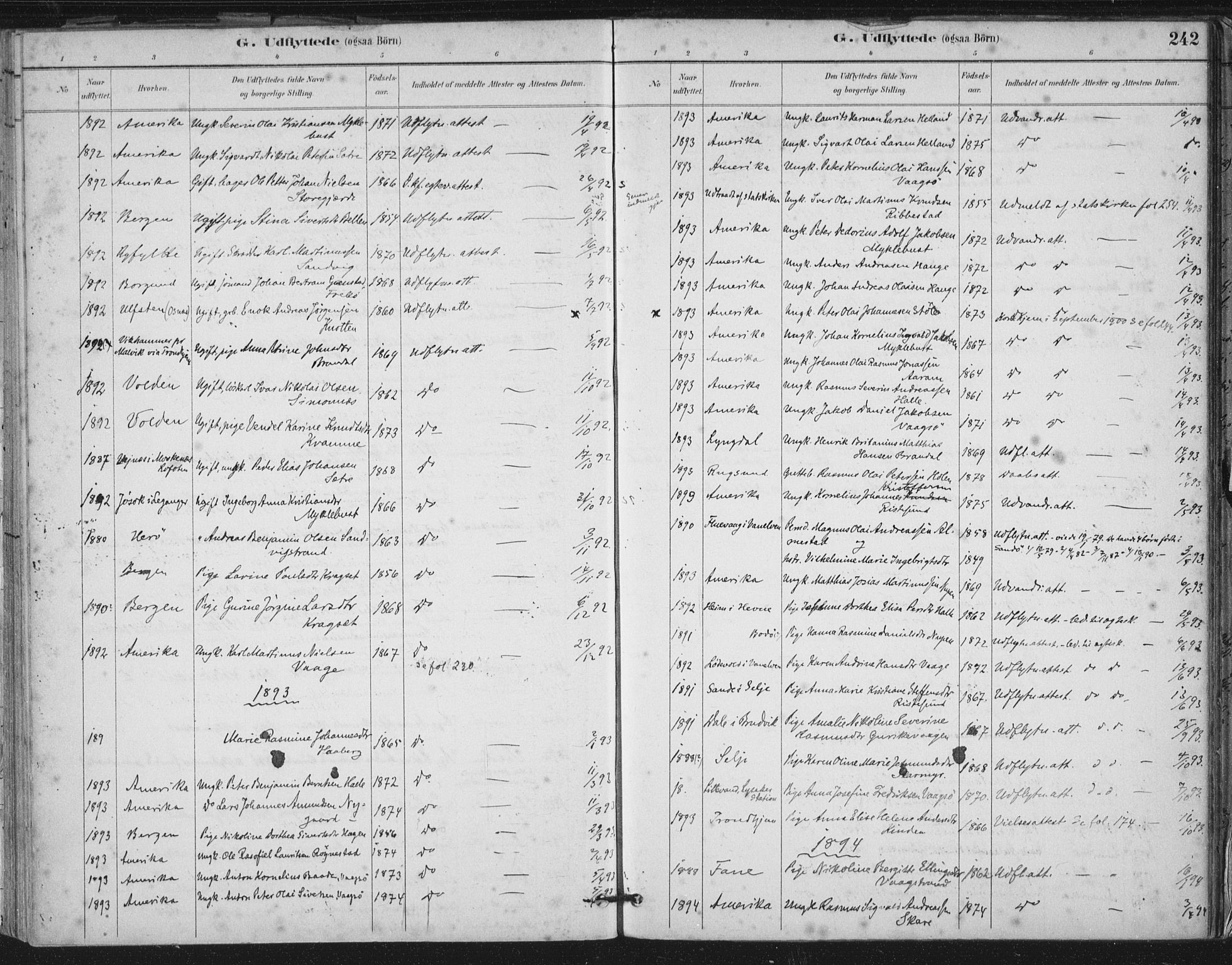 Ministerialprotokoller, klokkerbøker og fødselsregistre - Møre og Romsdal, AV/SAT-A-1454/503/L0037: Parish register (official) no. 503A05, 1884-1900, p. 242