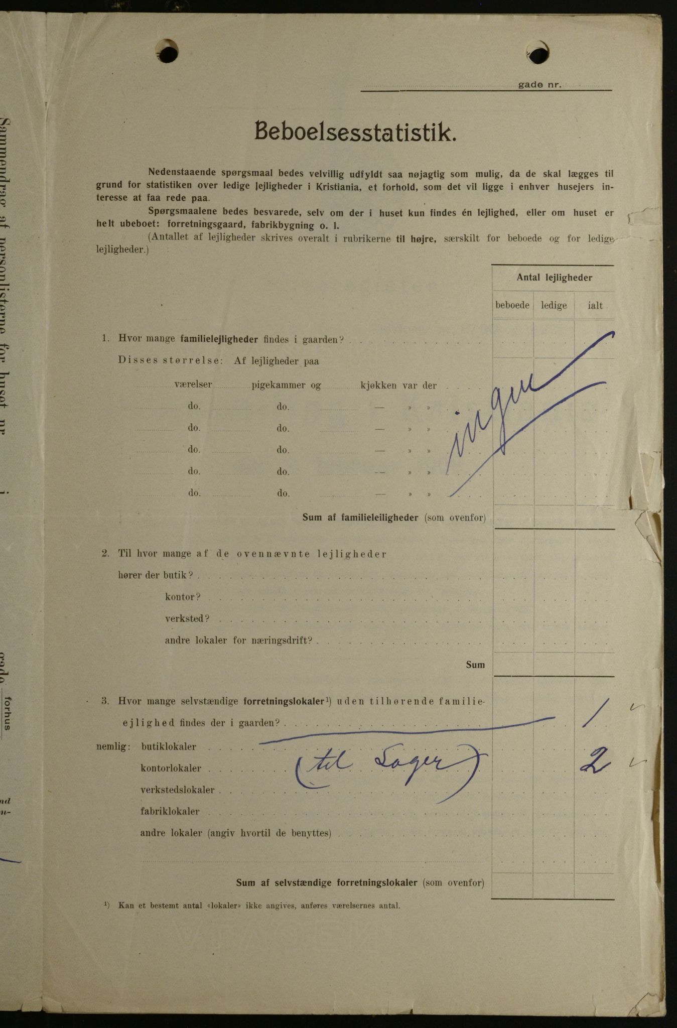 OBA, Municipal Census 1908 for Kristiania, 1908, p. 105621