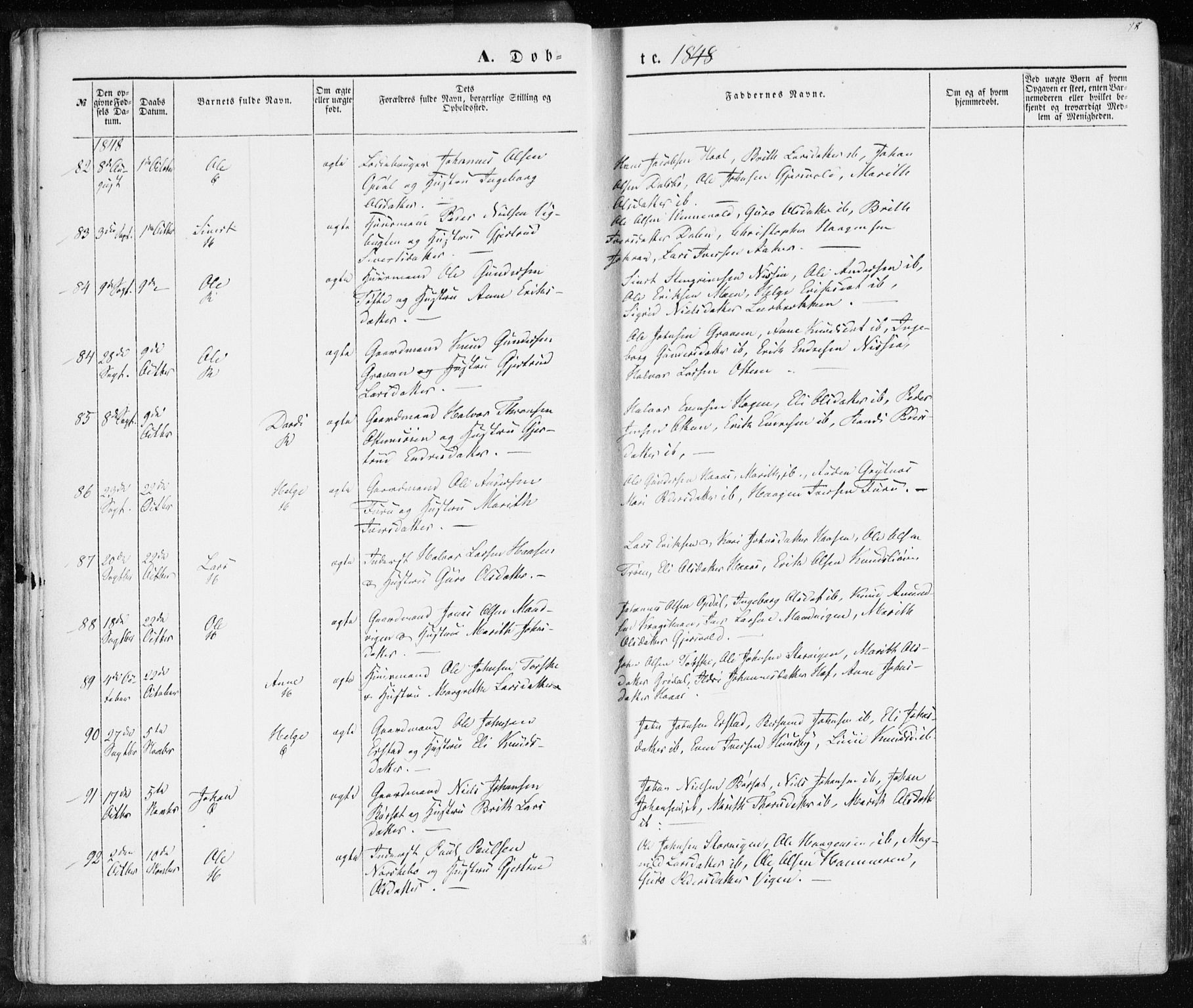 Ministerialprotokoller, klokkerbøker og fødselsregistre - Møre og Romsdal, AV/SAT-A-1454/590/L1013: Parish register (official) no. 590A05, 1847-1877, p. 18