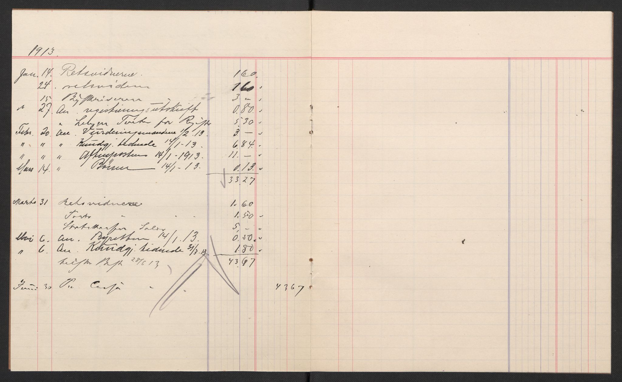 Oslo skifterett, AV/SAO-A-10383/I/Ic/L0494: Bomapper (sluttede bo) - 15h, 1913, p. 163