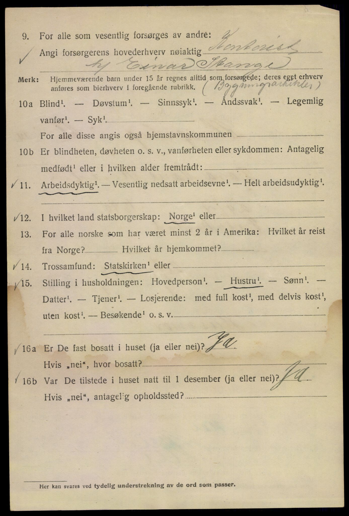 SAO, 1920 census for Kristiania, 1920, p. 344962