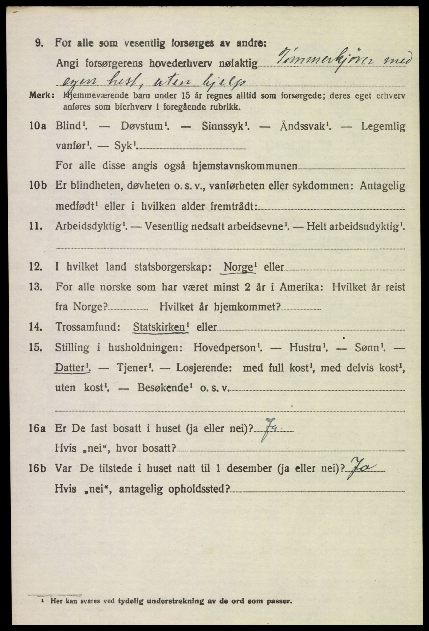 SAH, 1920 census for Grue, 1920, p. 13490