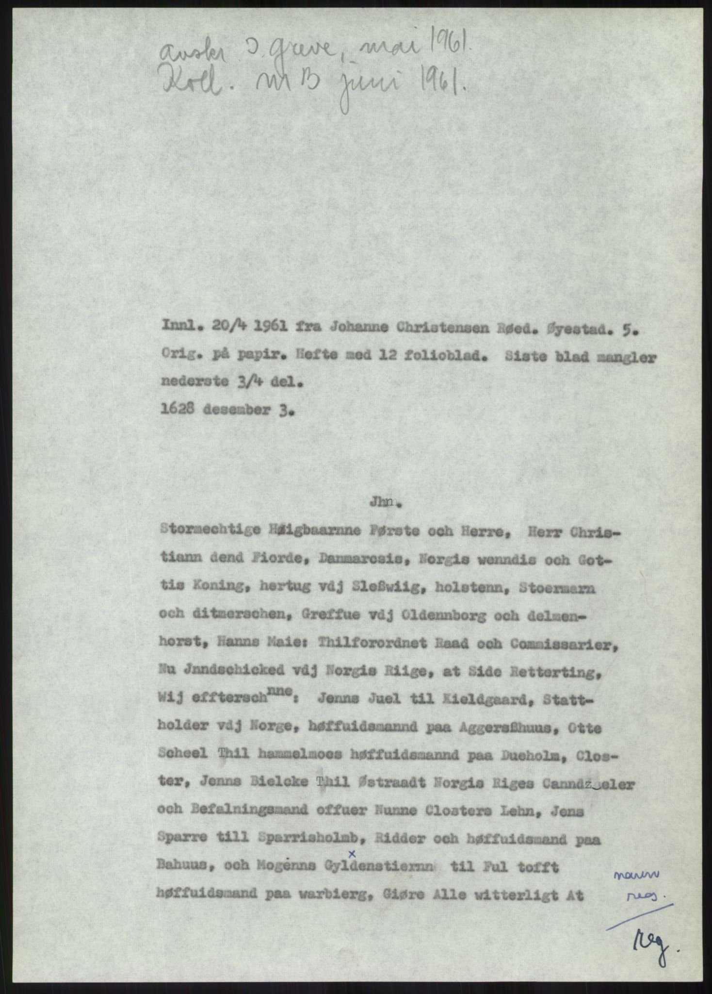 Samlinger til kildeutgivelse, Diplomavskriftsamlingen, RA/EA-4053/H/Ha, p. 1791