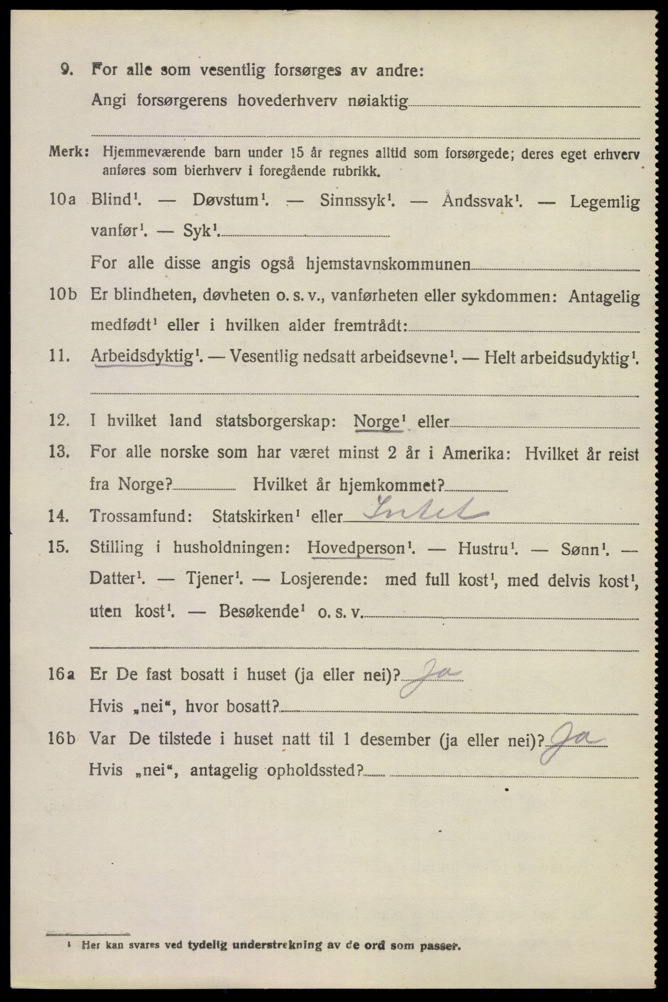 SAKO, 1920 census for Lardal, 1920, p. 1966