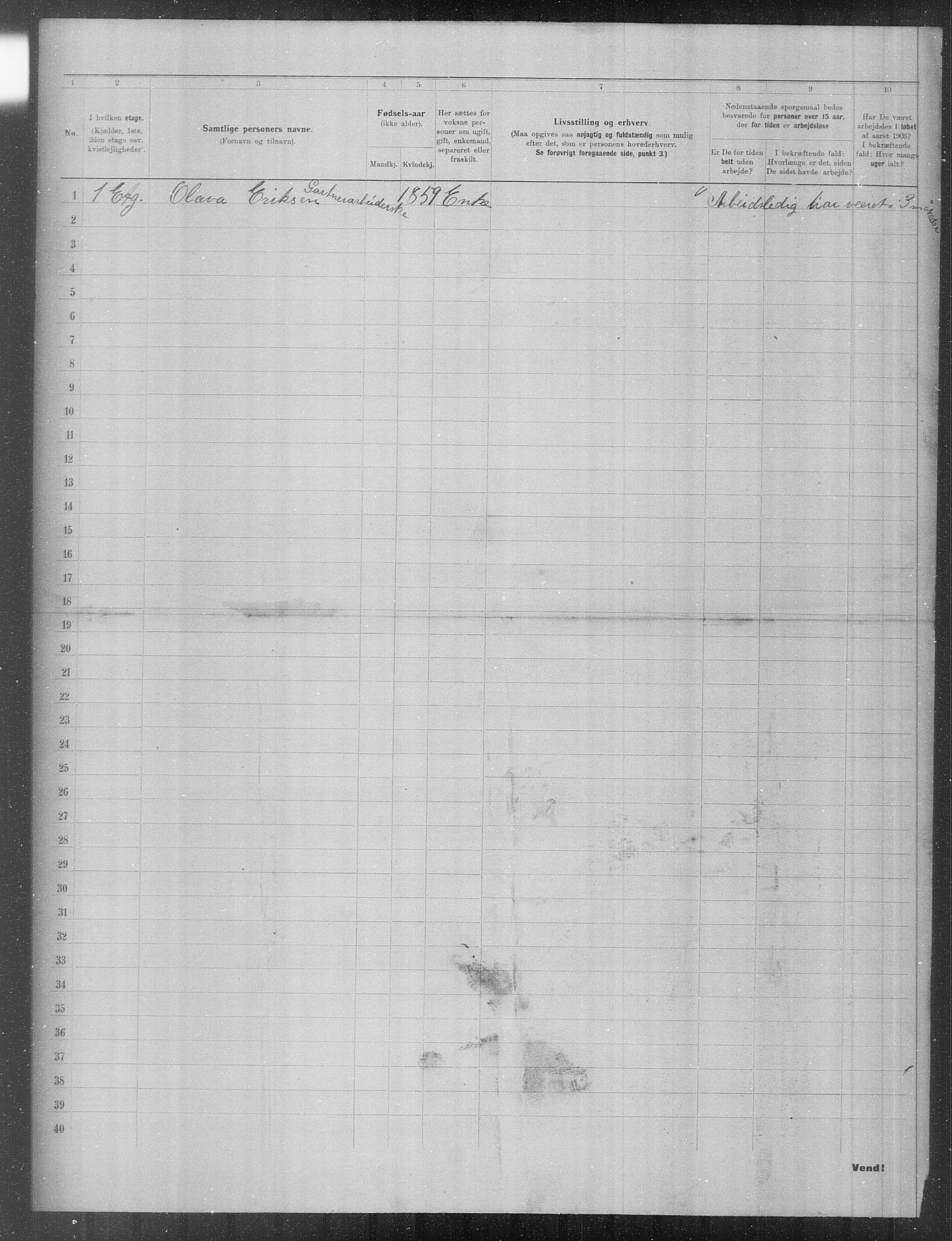 OBA, Municipal Census 1903 for Kristiania, 1903, p. 20894