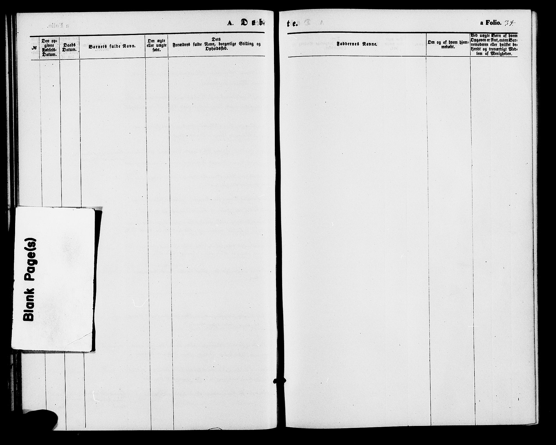 Bjelland sokneprestkontor, AV/SAK-1111-0005/F/Fa/Fab/L0003: Parish register (official) no. A 3, 1870-1887, p. 34