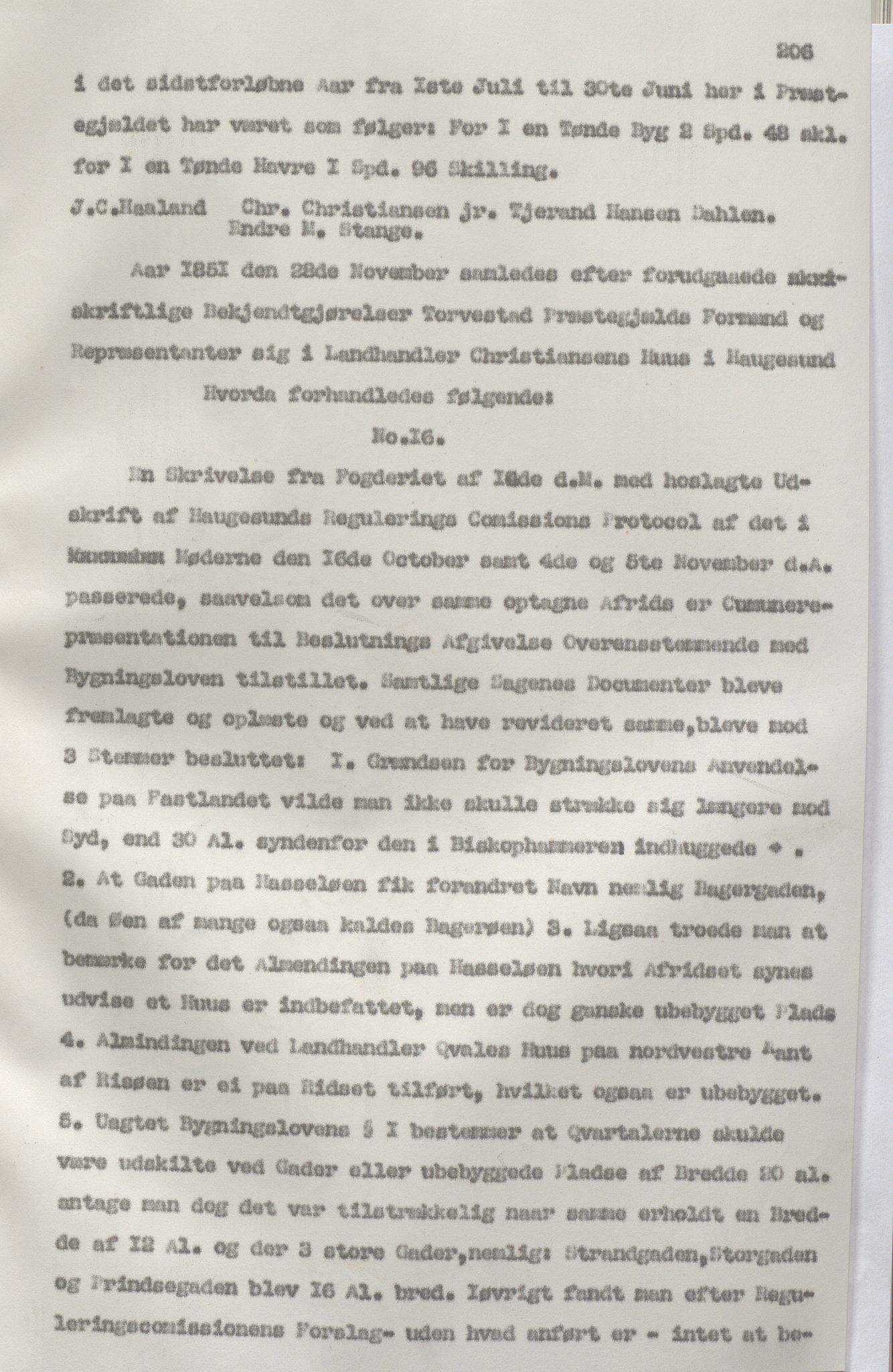 Torvastad kommune - Formannskapet, IKAR/K-101331/A/L0002: Avskrift av forhandlingsprotokoll, 1837-1855, p. 206