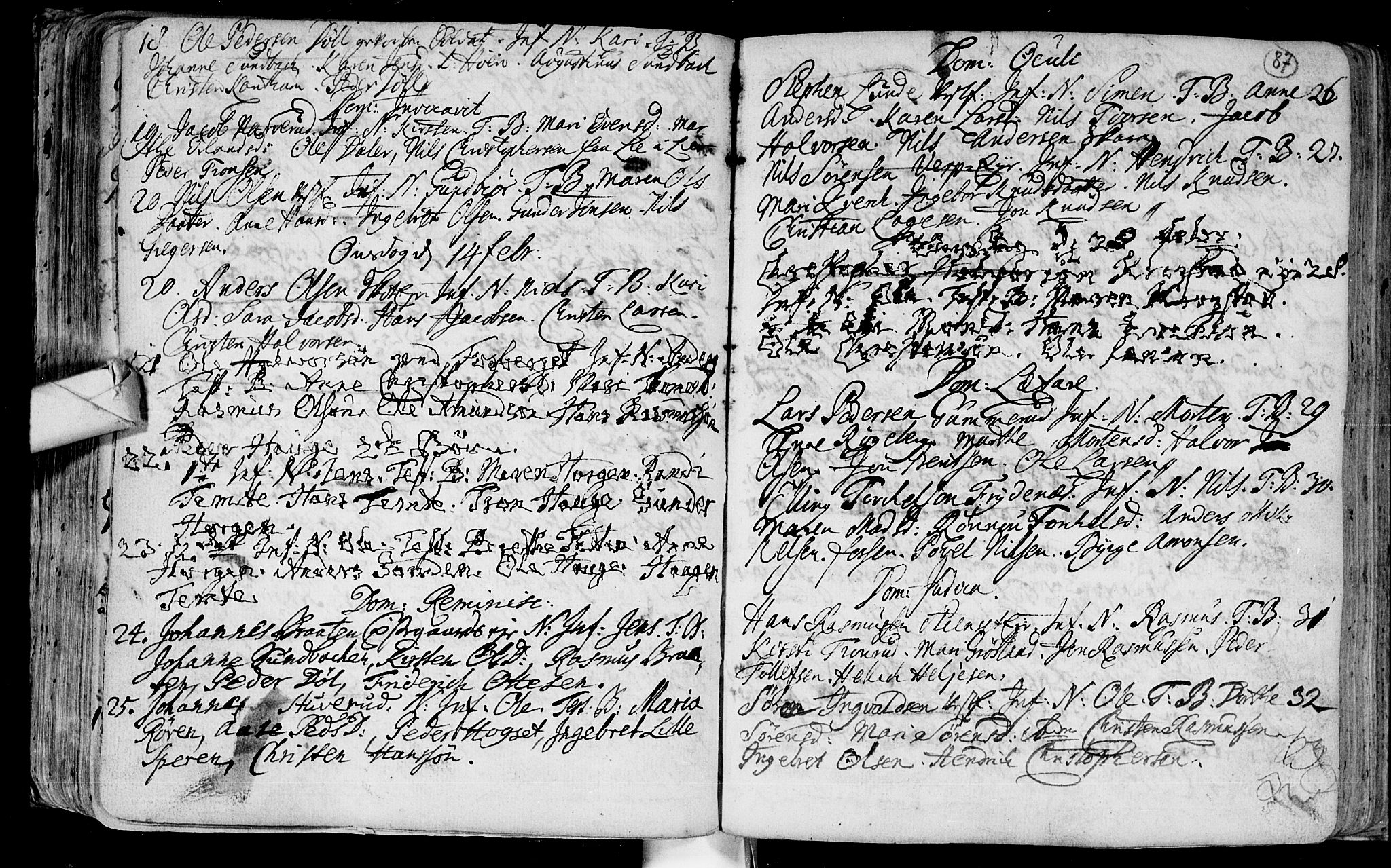 Eiker kirkebøker, AV/SAKO-A-4/F/Fa/L0003: Parish register (official) no. I 3, 1724-1753, p. 87