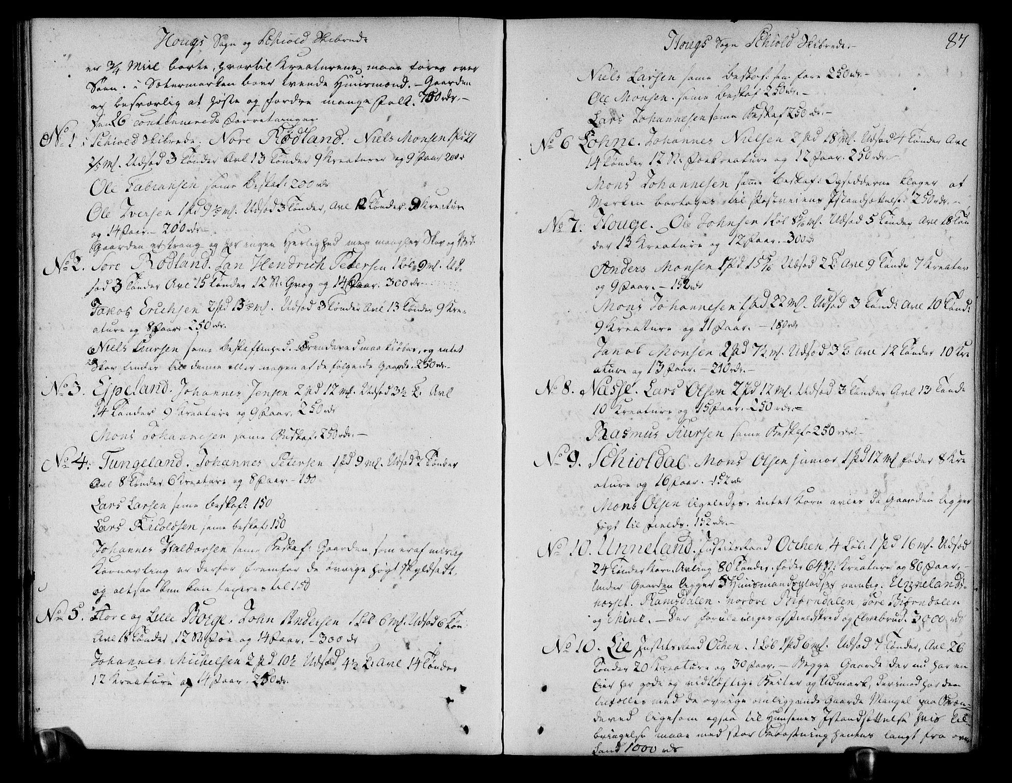 Rentekammeret inntil 1814, Realistisk ordnet avdeling, AV/RA-EA-4070/N/Ne/Nea/L0110: Nordhordland og Voss fogderi. Deliberasjonsprotokoll, 1803, p. 93