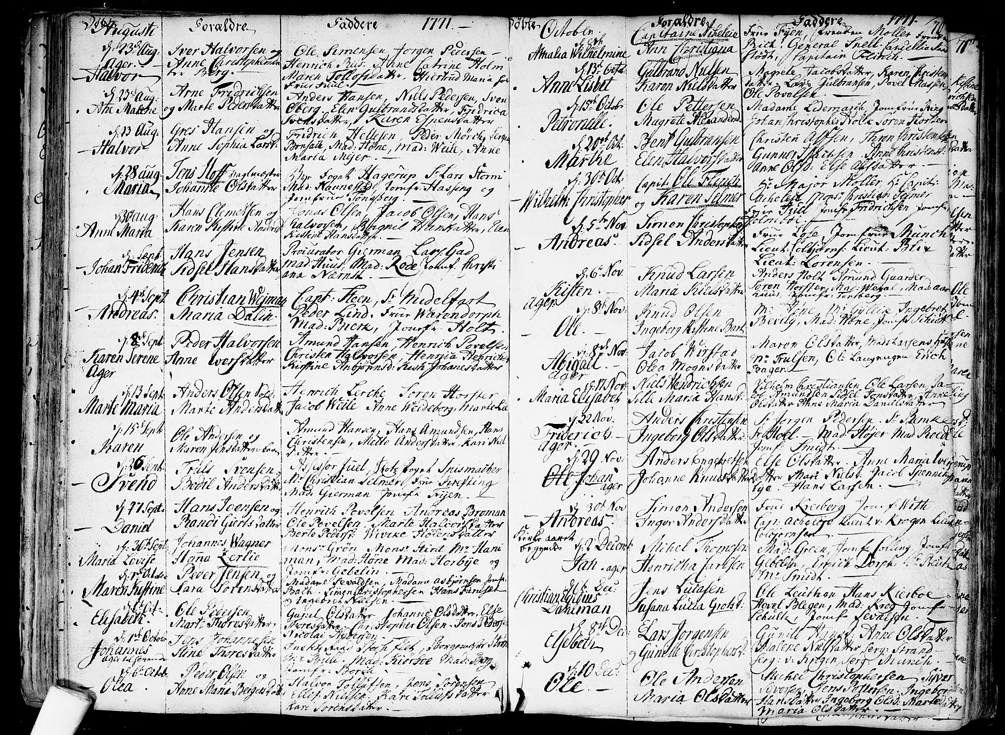 Garnisonsmenigheten Kirkebøker, SAO/A-10846/F/Fa/L0002: Parish register (official) no. 2, 1757-1776, p. 70