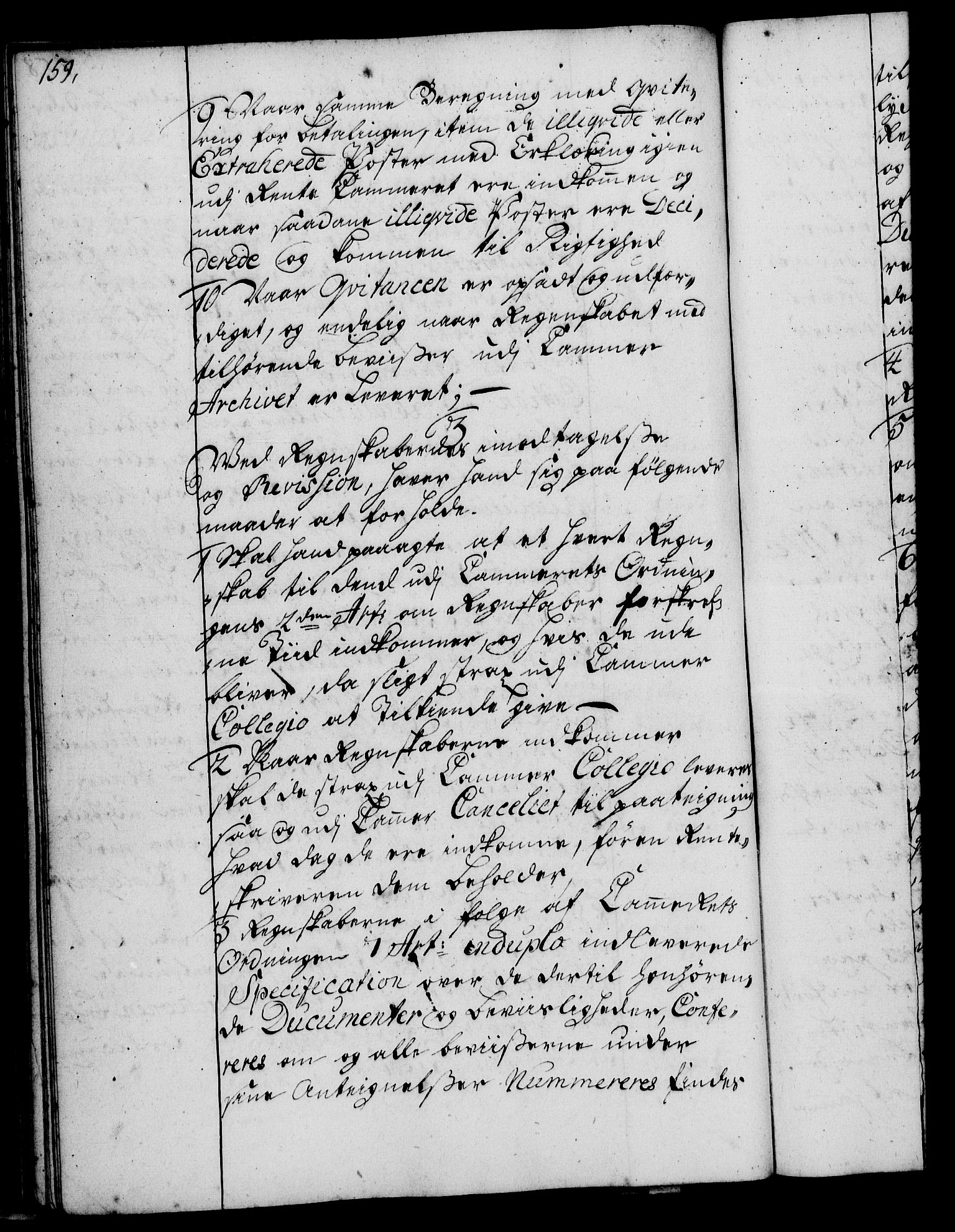 Rentekammeret, Kammerkanselliet, RA/EA-3111/G/Gg/Ggi/L0002: Norsk instruksjonsprotokoll med register (merket RK 53.35), 1729-1751, p. 159