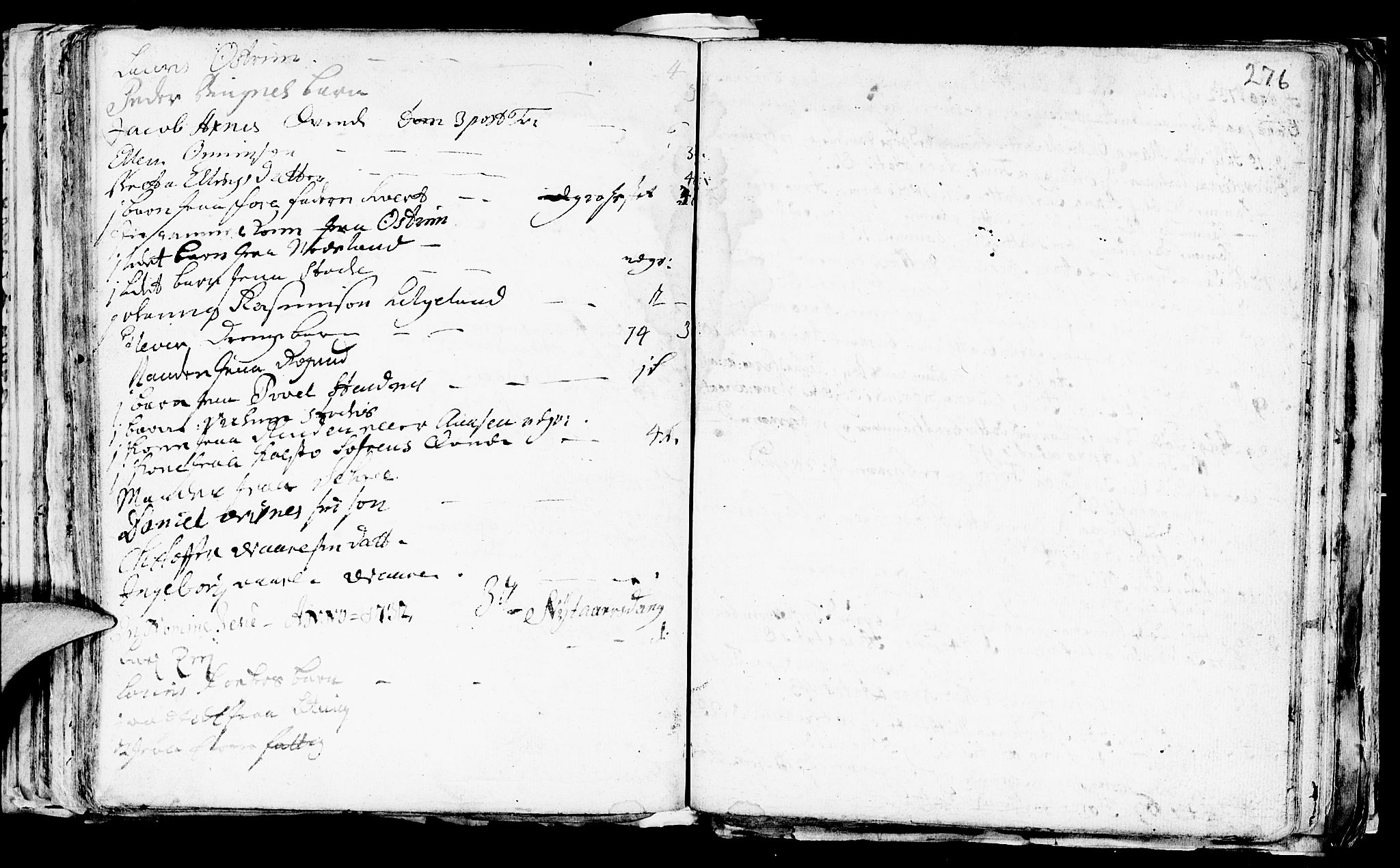 Avaldsnes sokneprestkontor, AV/SAST-A -101851/H/Ha/Haa/L0001: Parish register (official) no. A 1, 1711-1764, p. 276