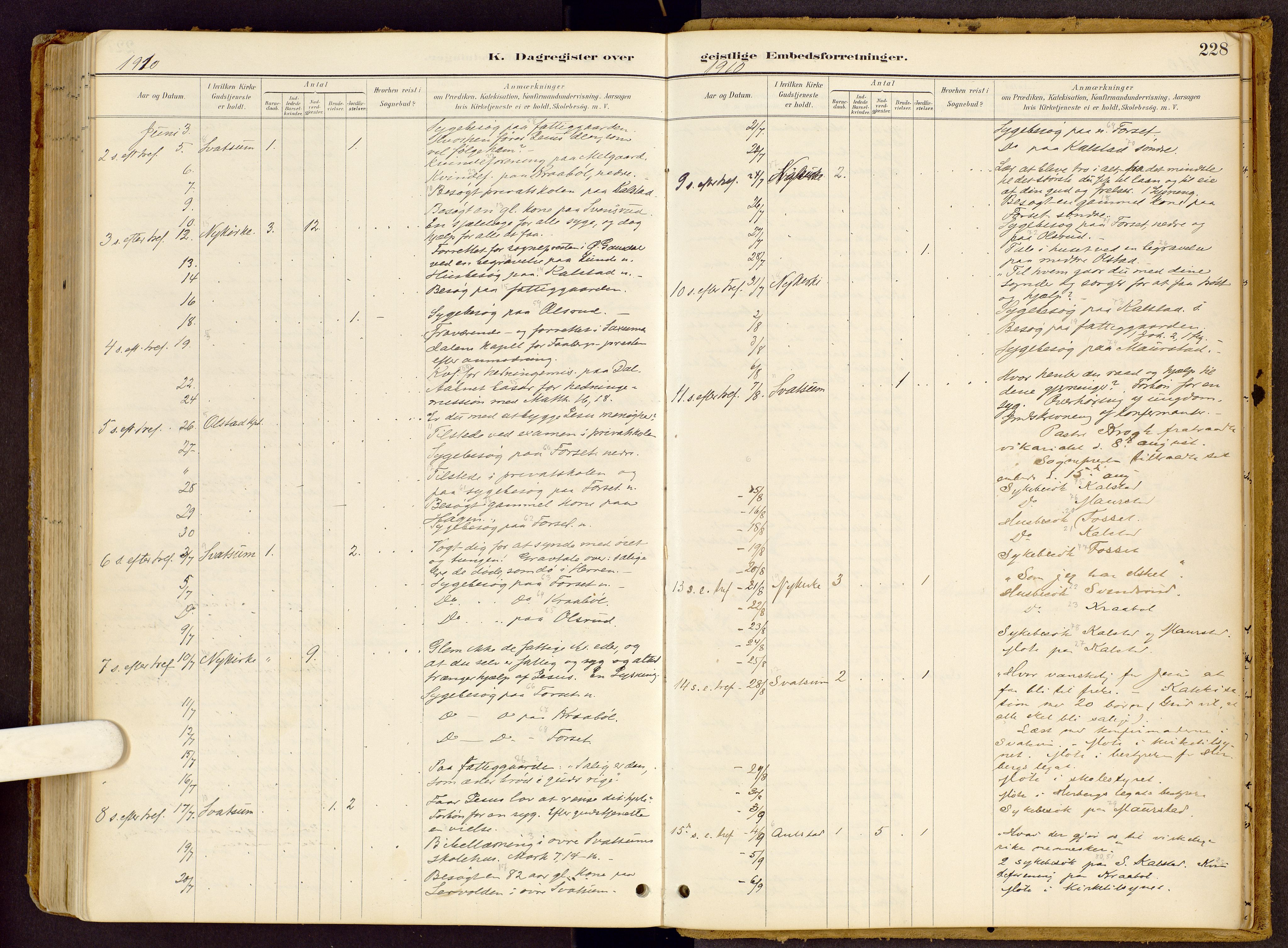 Vestre Gausdal prestekontor, AV/SAH-PREST-094/H/Ha/Haa/L0002: Parish register (official) no. 2, 1887-1918, p. 228